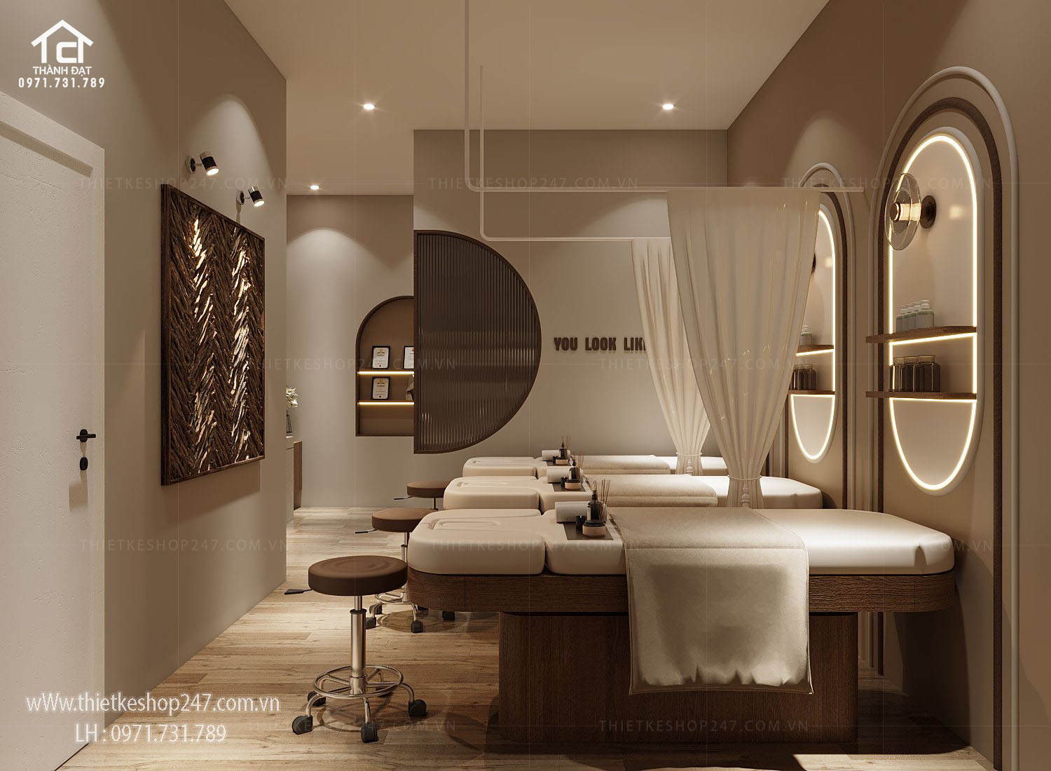 Mẫu thiết kế spa đẹp sang chảnh và đẳng cấp– MAI NGUYEN