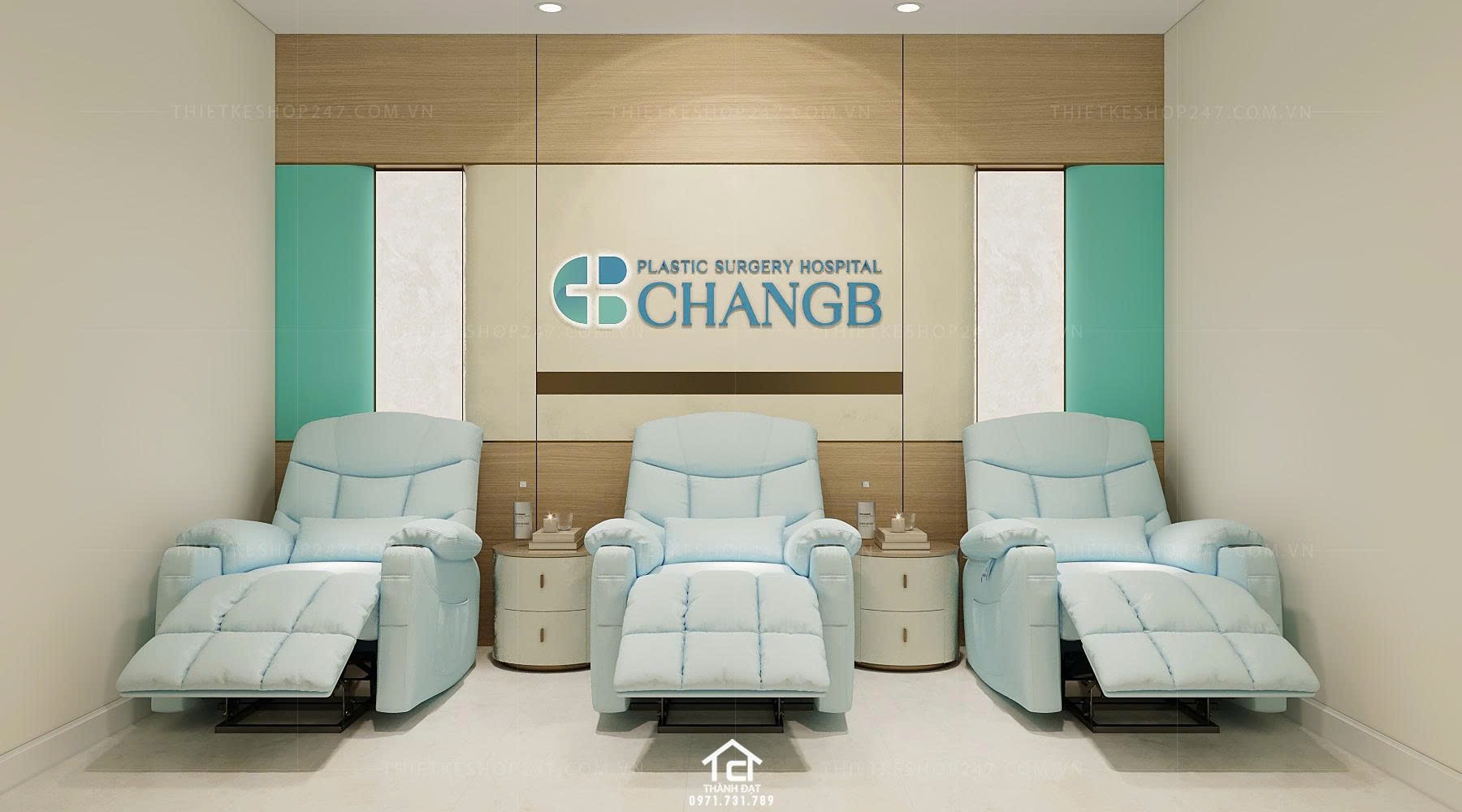 thiết kế spa đẹp bắt mắt