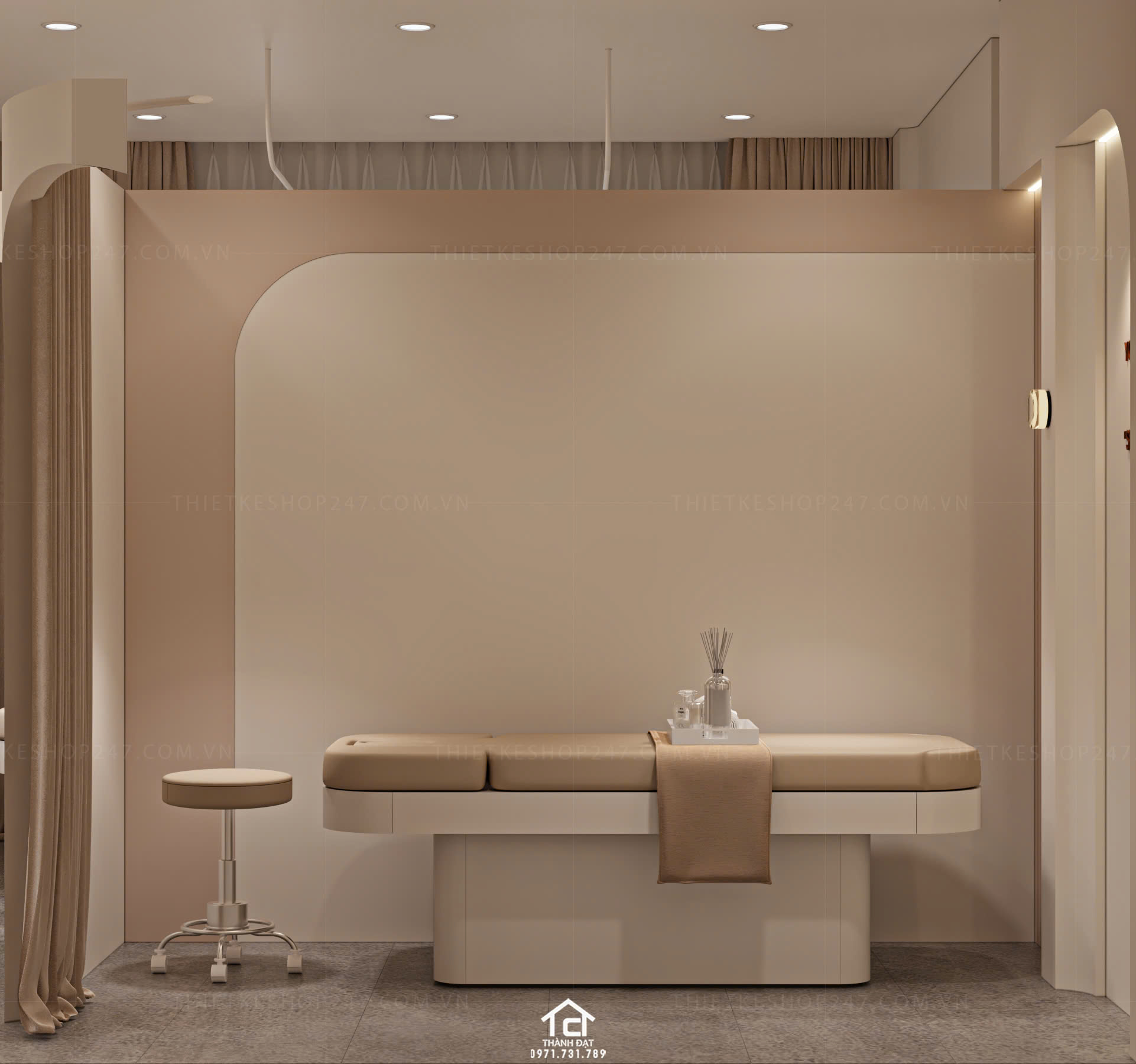 Thiết kế spa đẹp bắt mắt