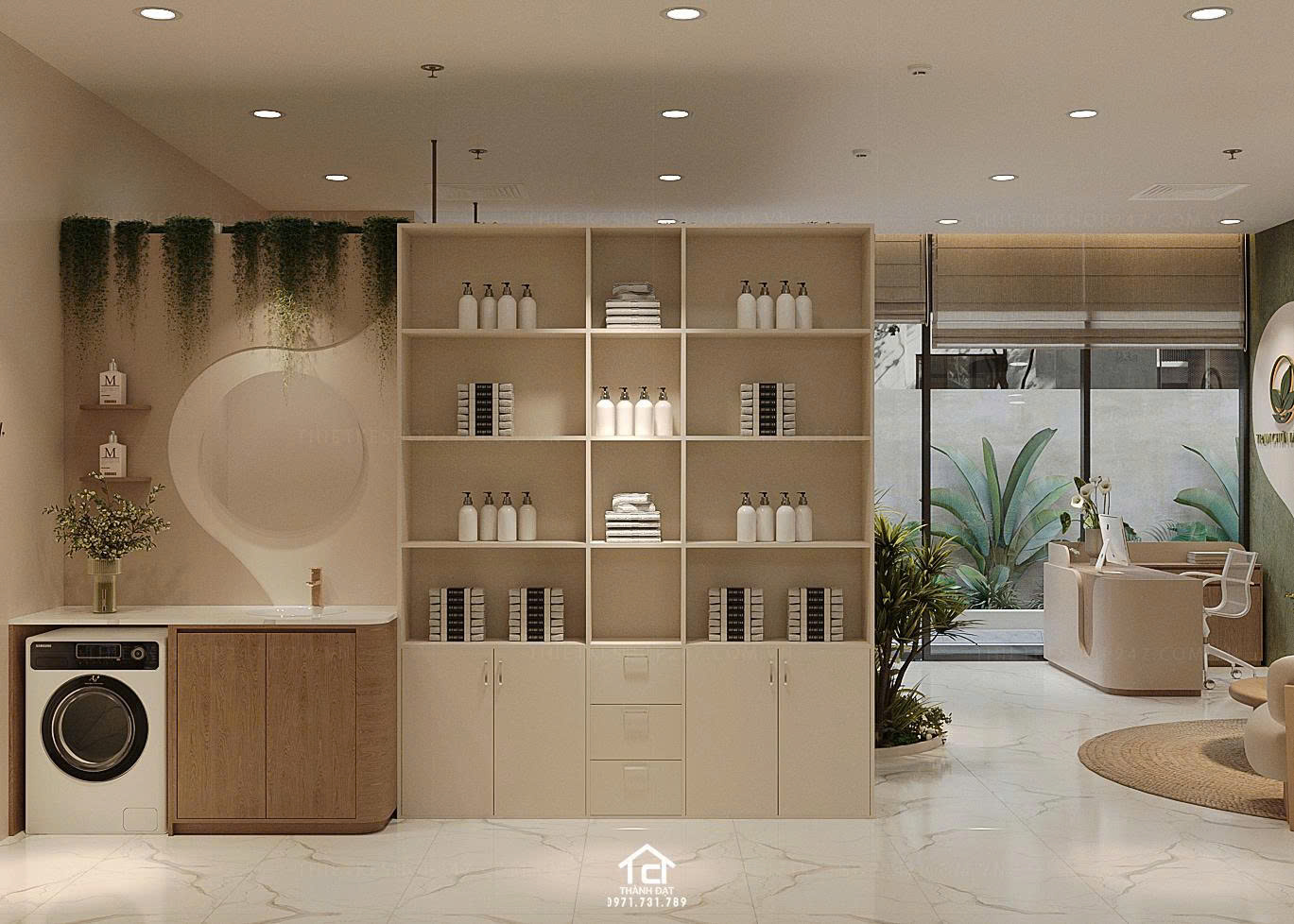 thiết kế spa đẹp cao cấp