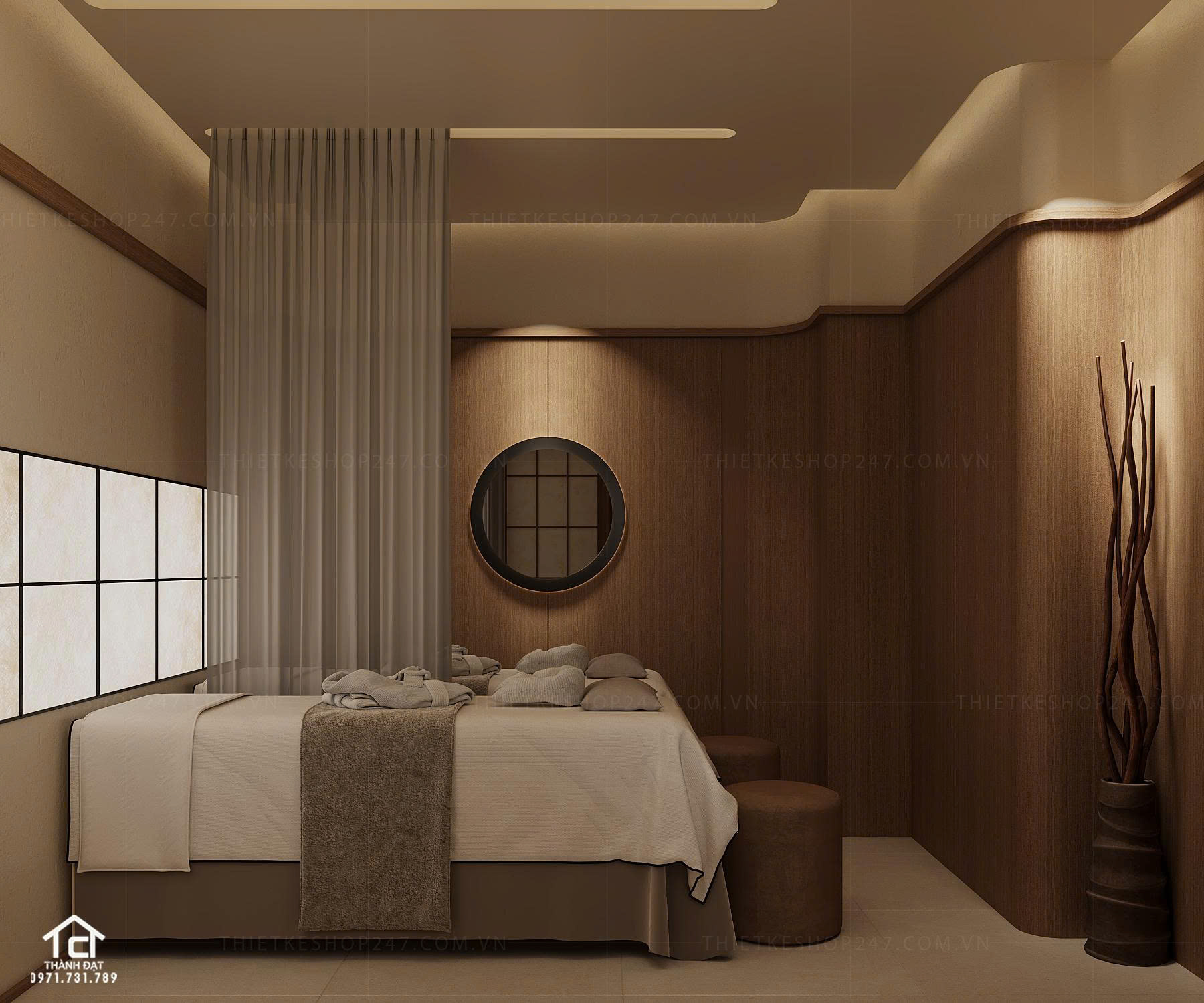 Thiết kế spa đẹp cao cấp