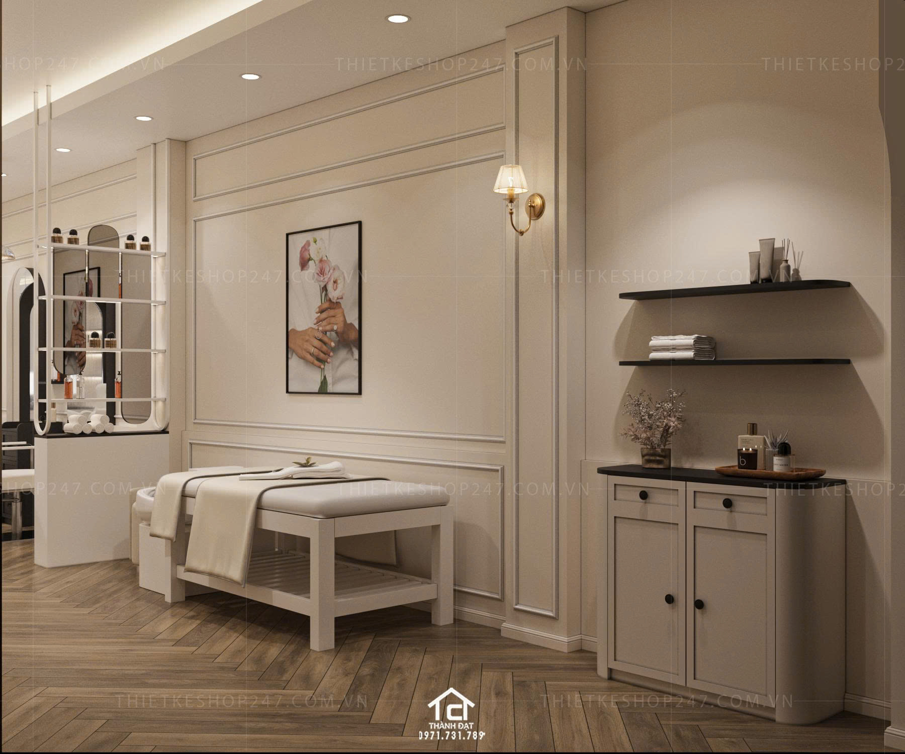 thiết kế spa đẹp cao cấp