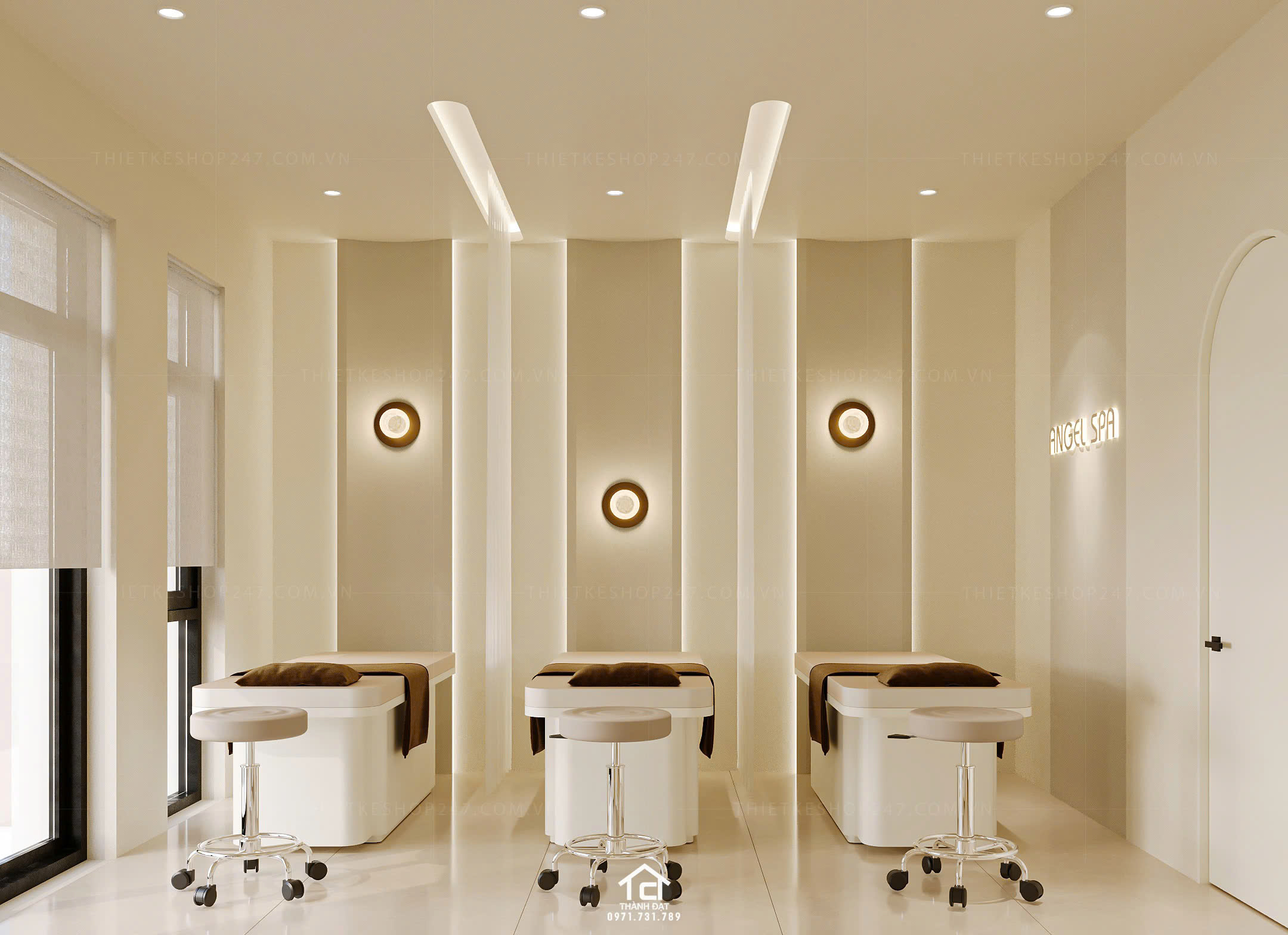 Thiết kế spa đẹp cuốn hút