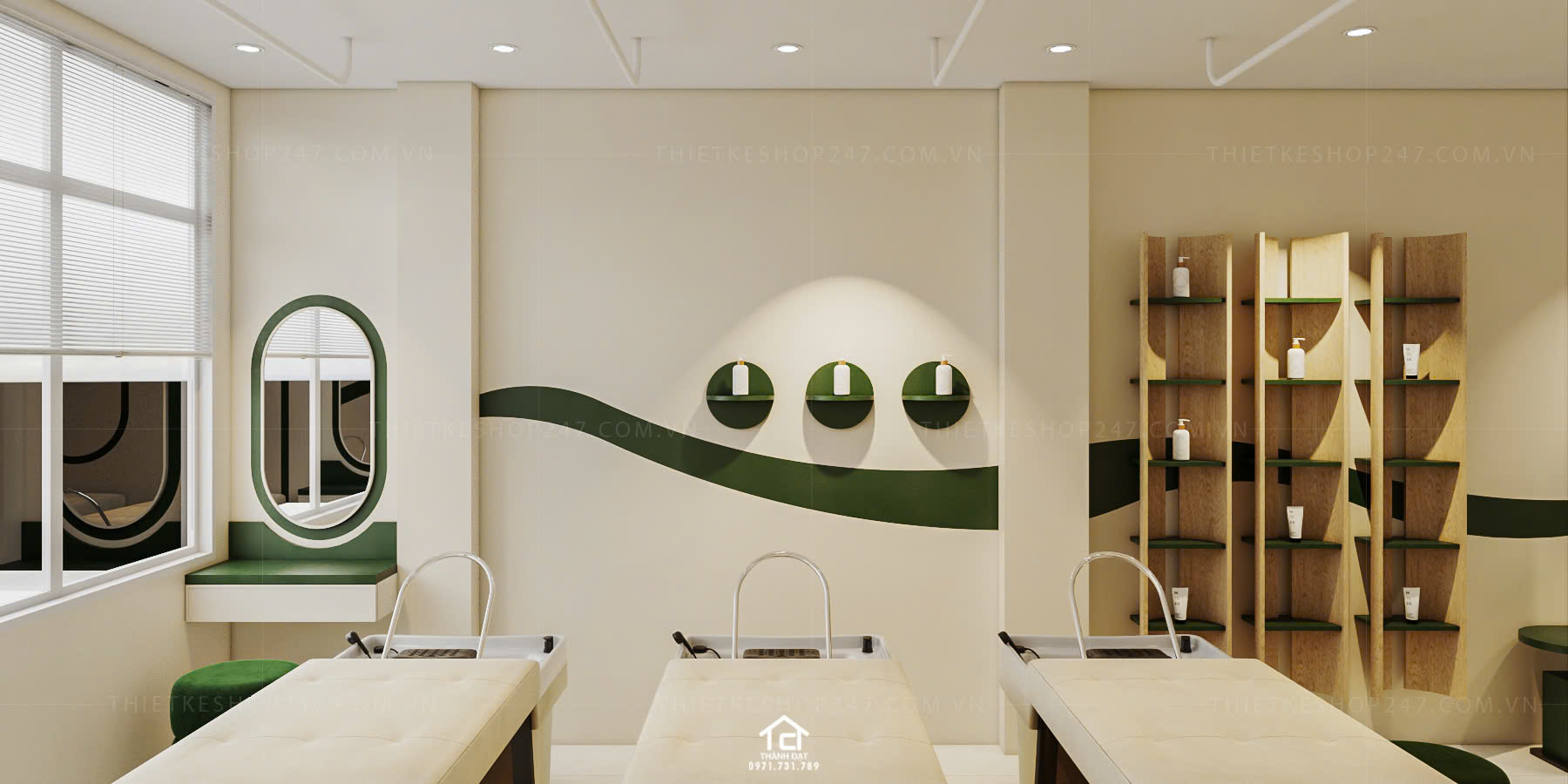Thiết kế spa đẹp bắt mắt