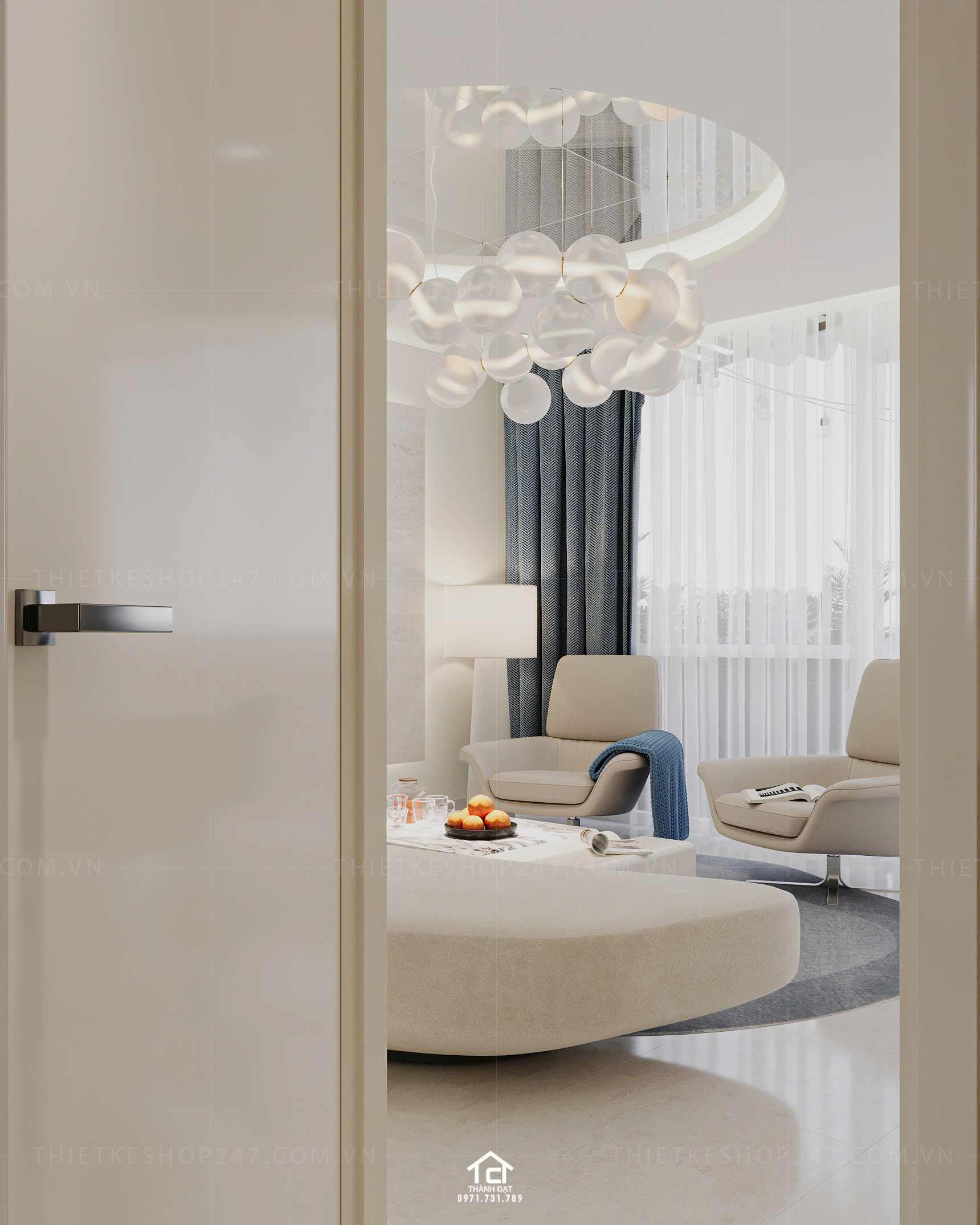 thiết kế spa đẹp dịu dàng