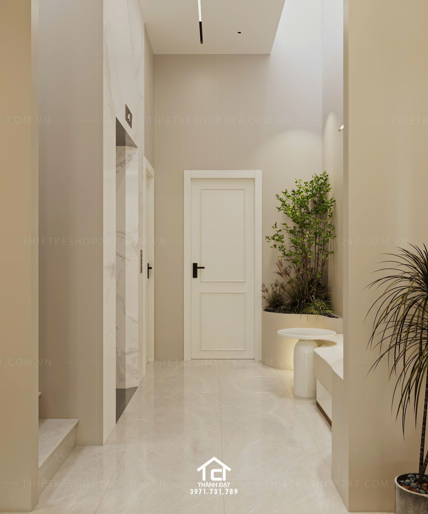 thiết kế spa đẹp dịu dàng