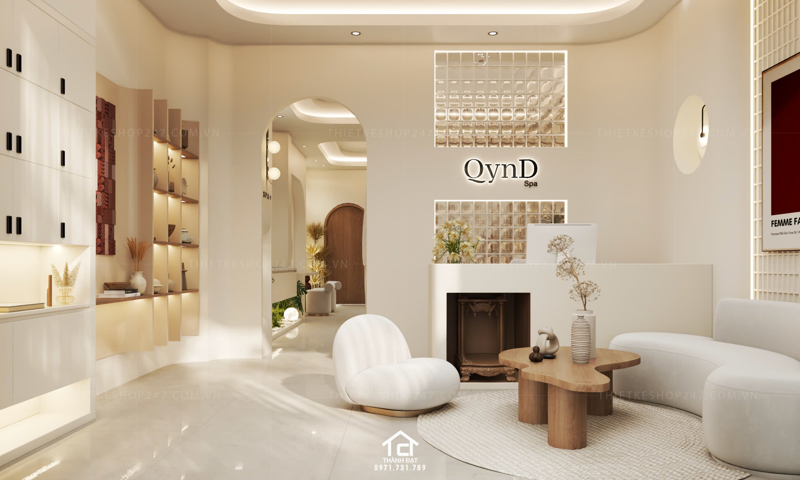 thiết kế spa đẹp hiện đại