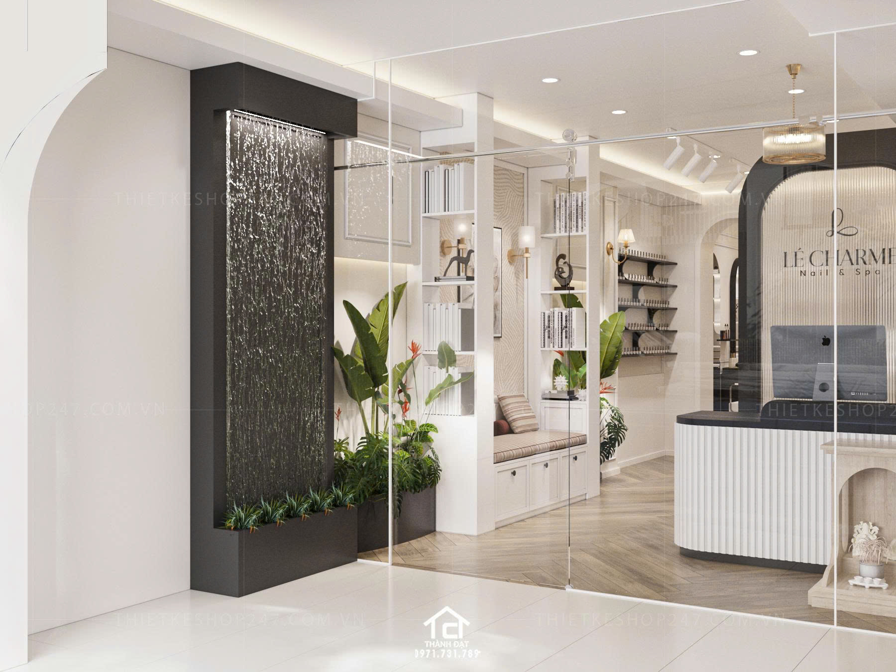 thiết kế spa đẹp hiện đại