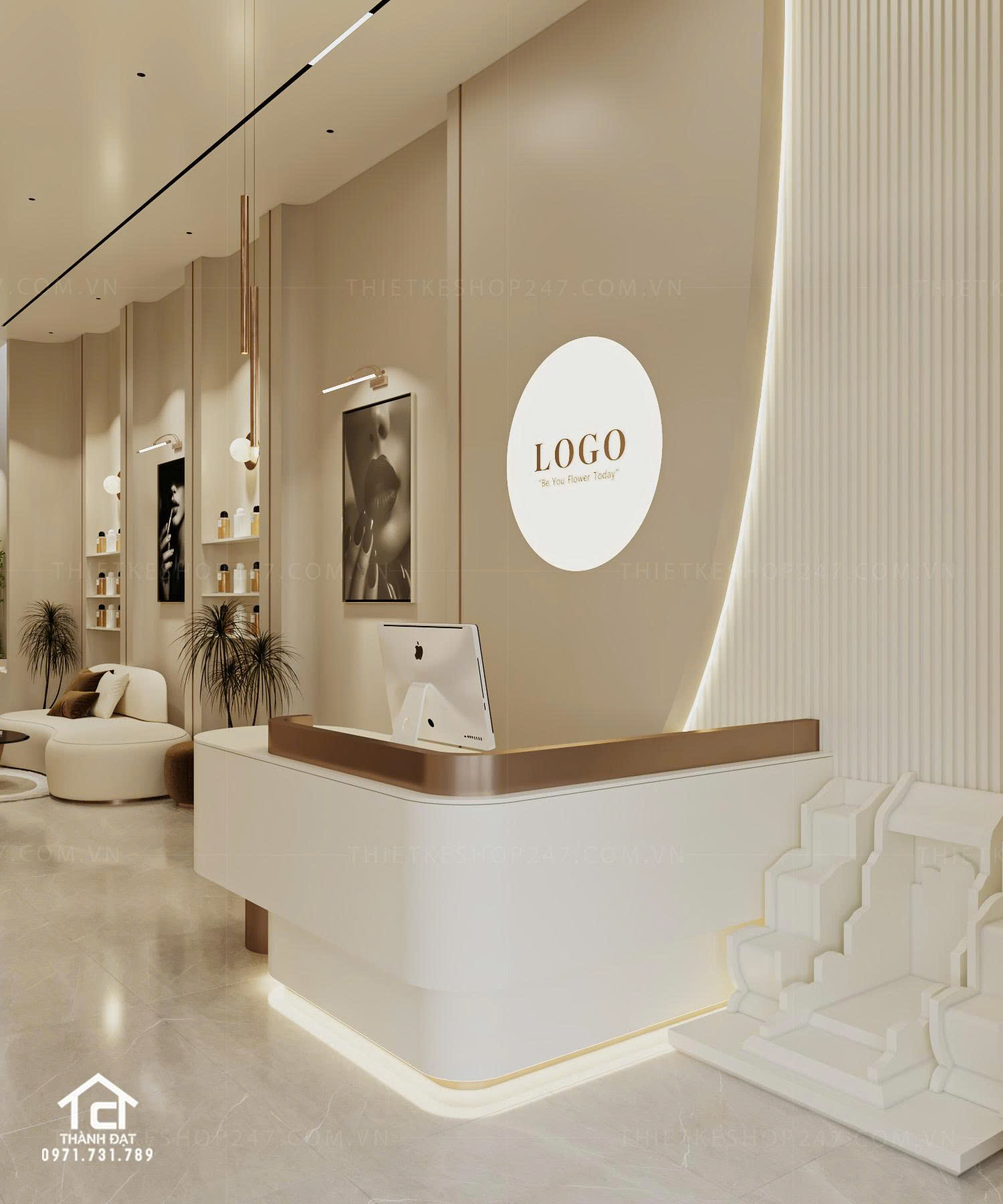 thiết kế spa đẹp hiện đại