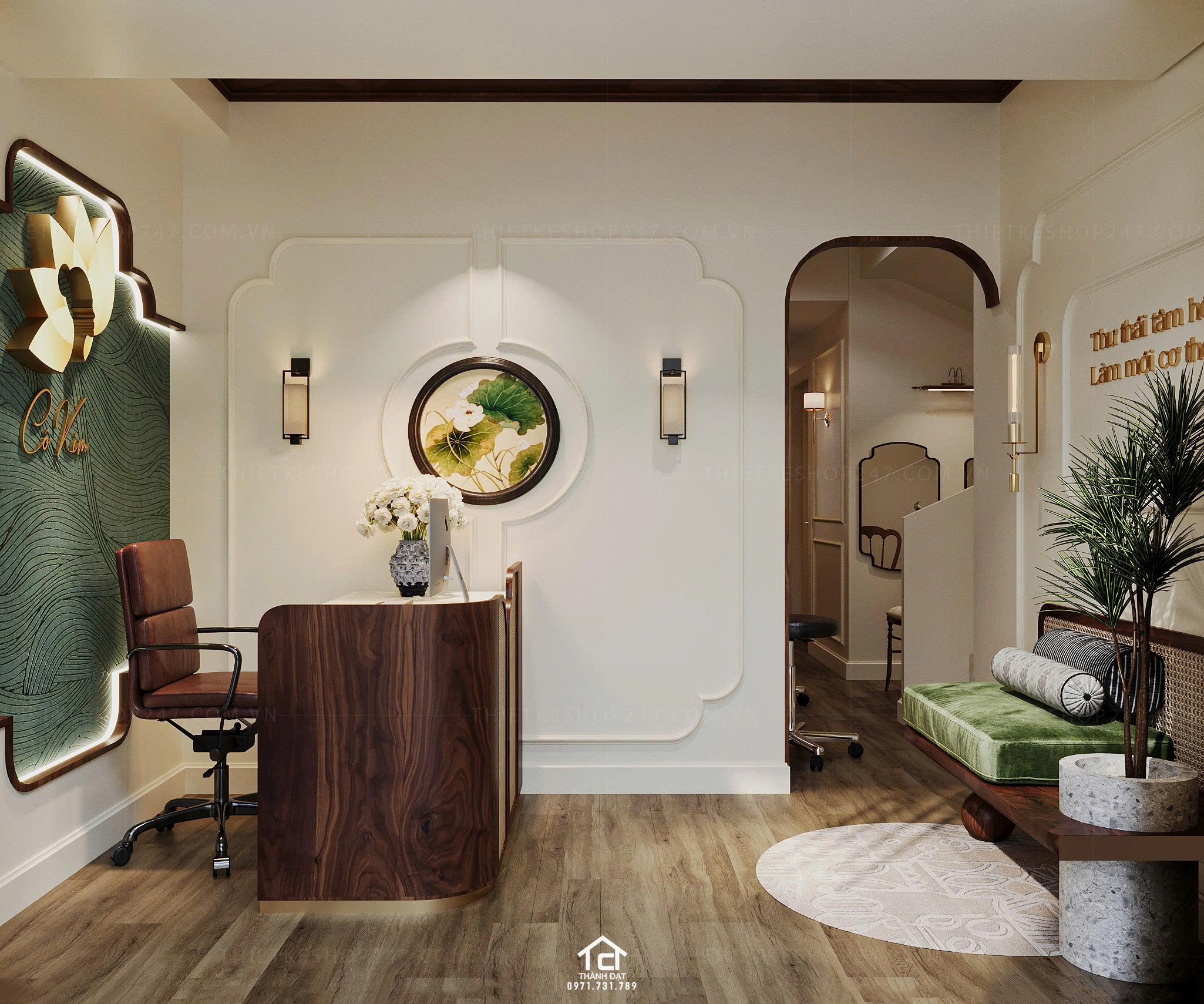 thiết kế spa đẹp hiện đại