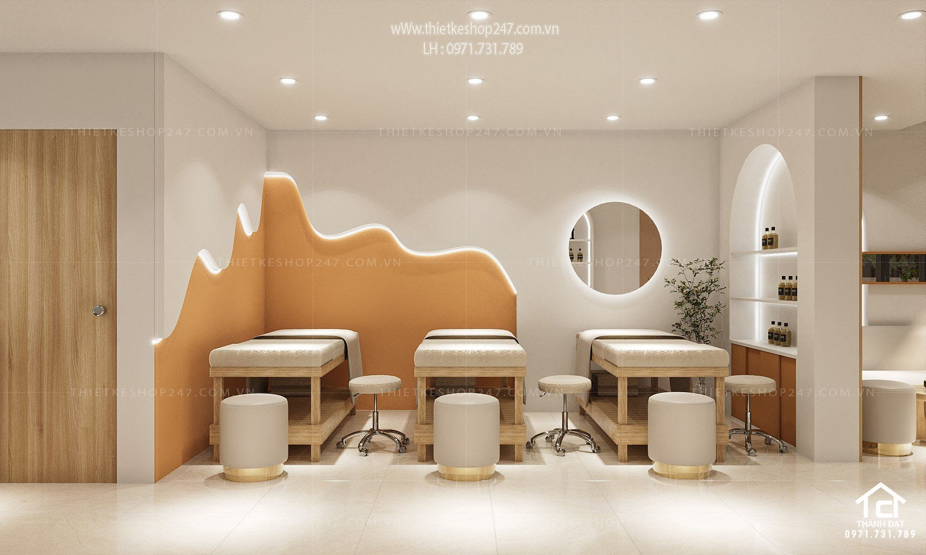 Thiết kế spa đẹp độc đáo và hiện đại – PUNIE