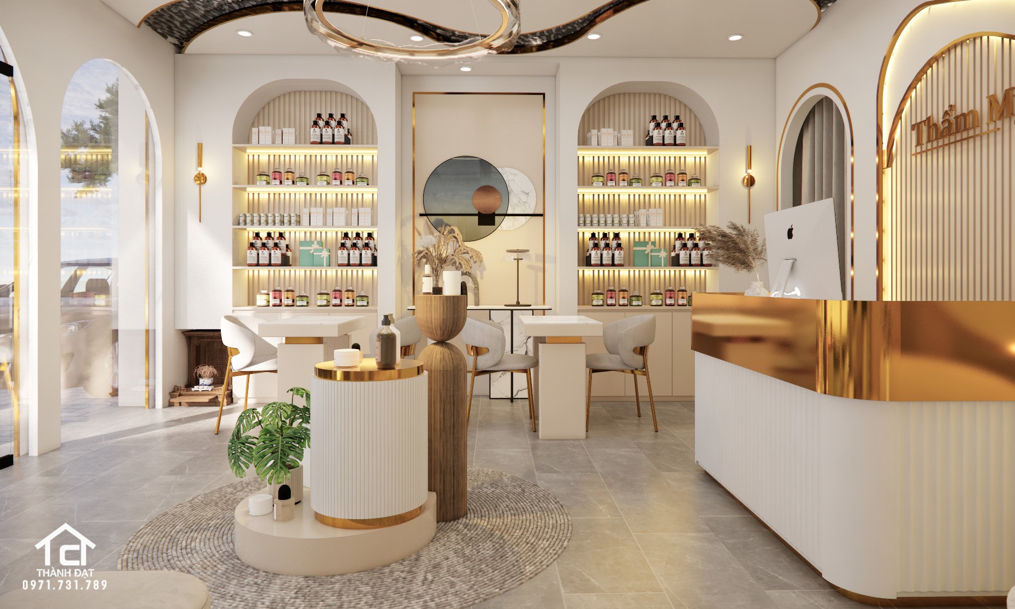 Mẫu thiết kế spa đẹp sang chảnh và rất hiện đại – Thẩm Mỹ Liễu