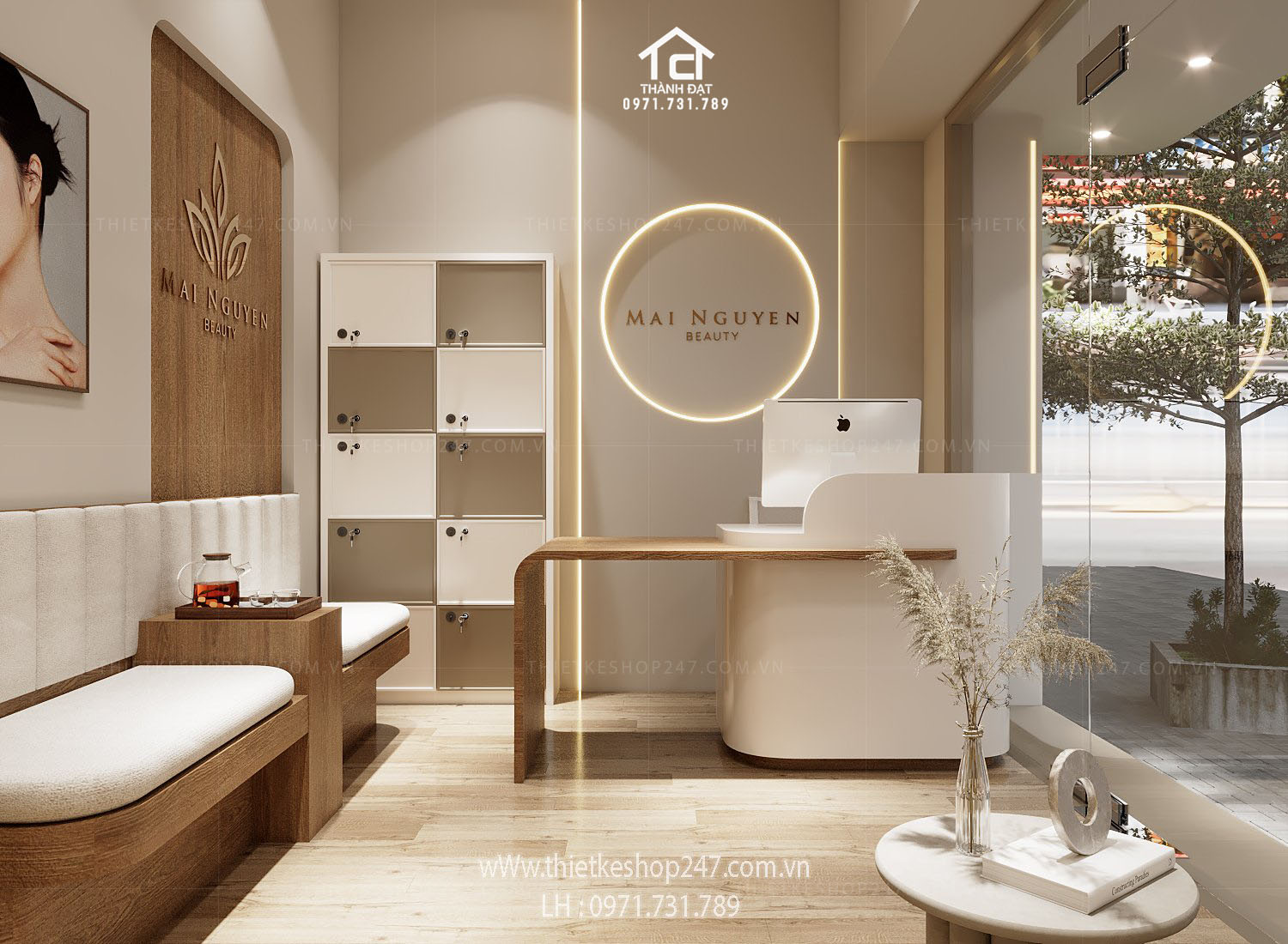Mẫu thiết kế spa đẹp sang chảnh và đẳng cấp– MAI NGUYEN