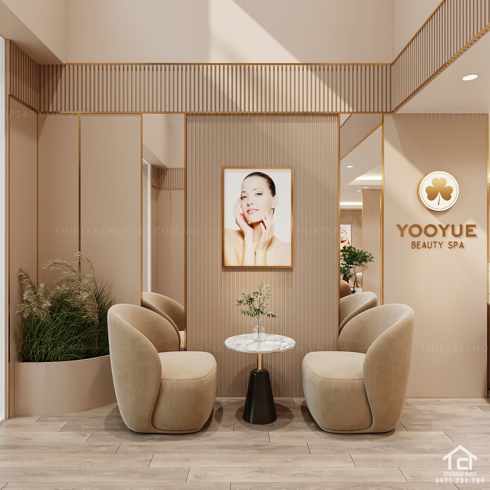 thiết kế spa đẹp lôi cuốn