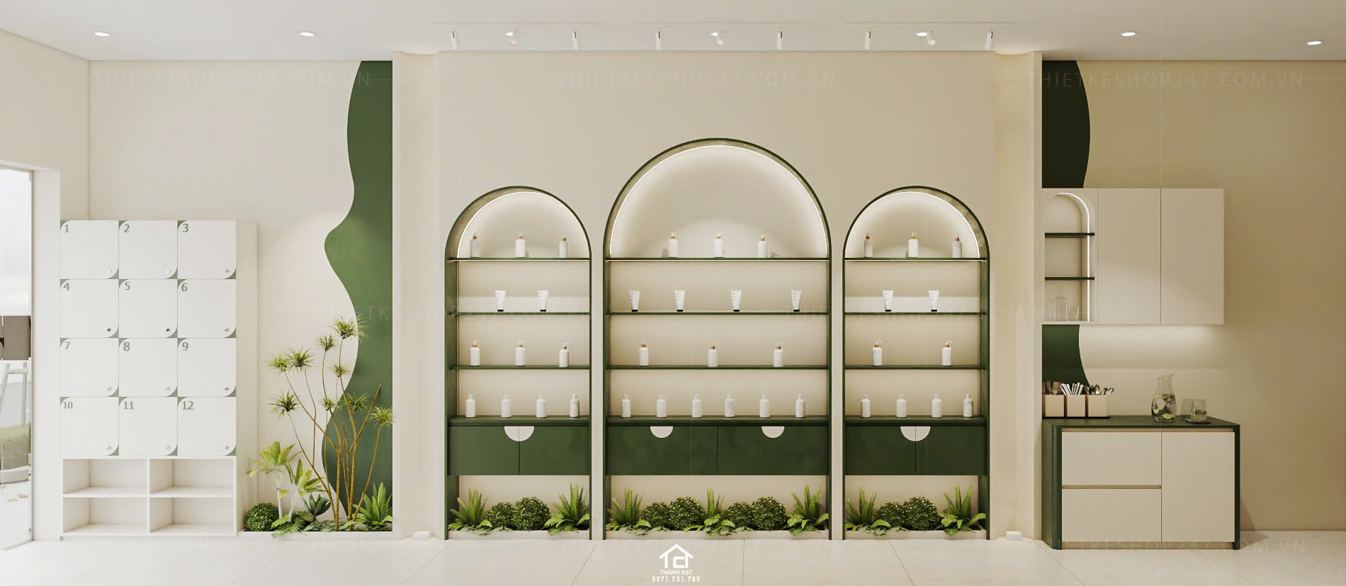 thiết kế spa đẹp lôi cuốn