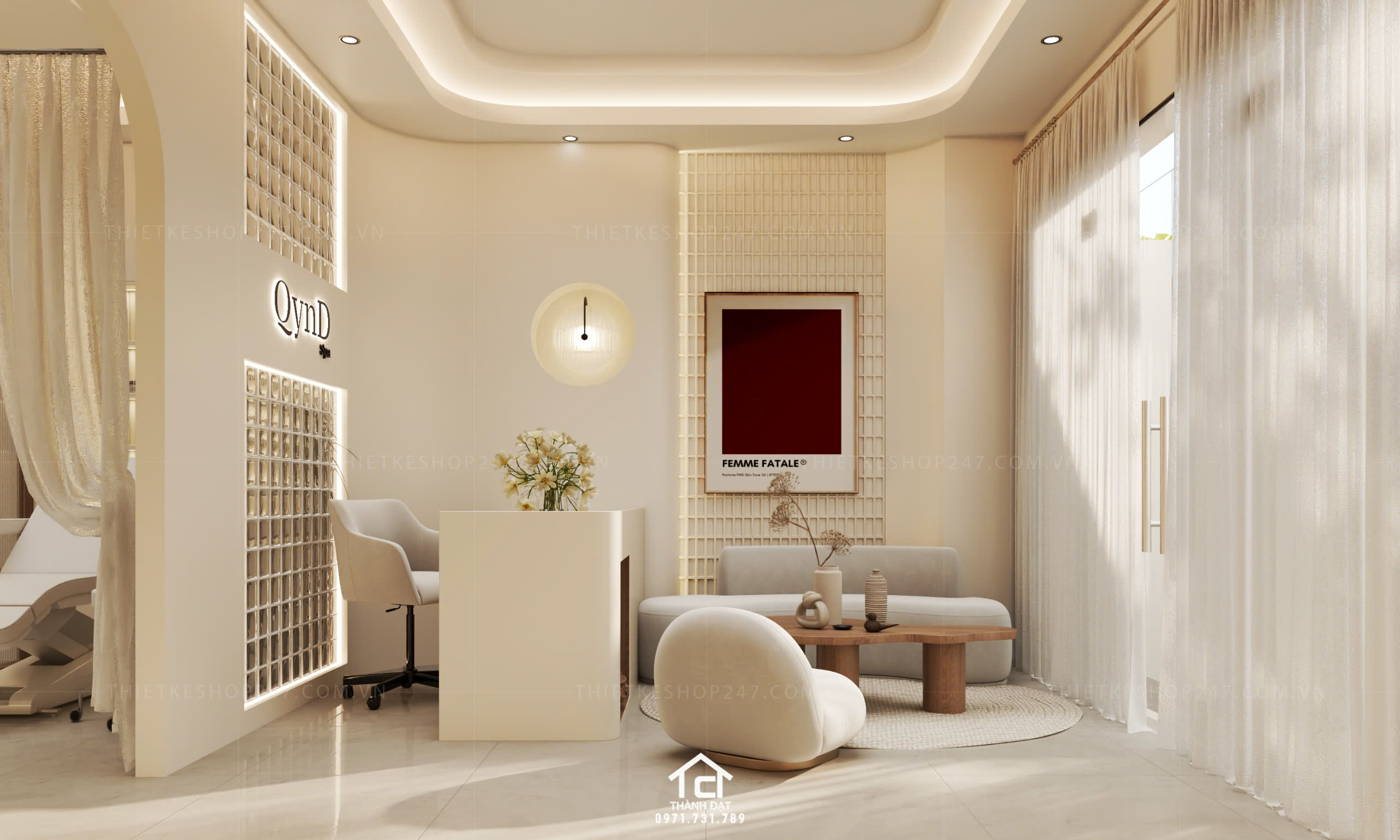 thiết kế spa đẹp lôi cuốn