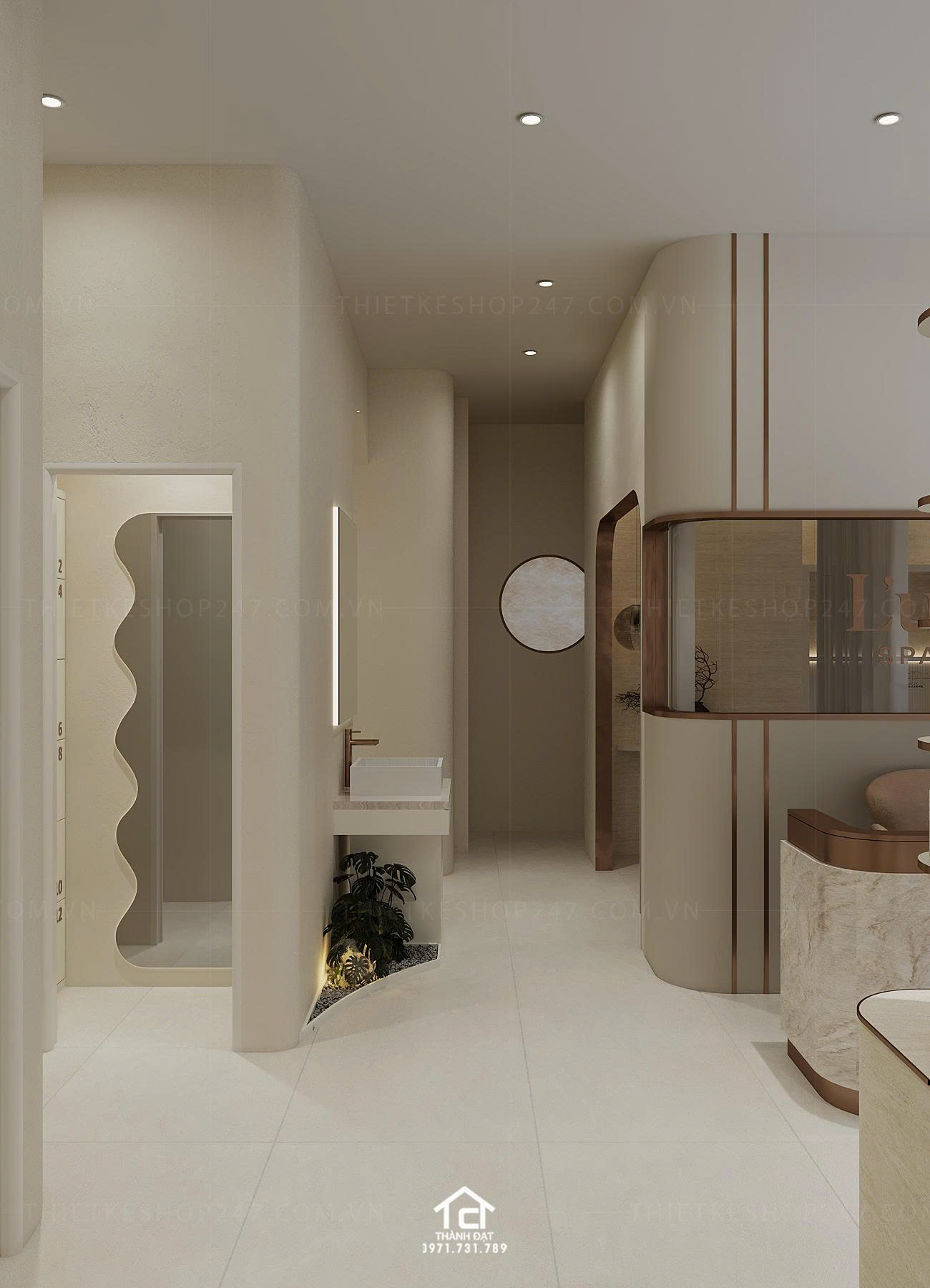 Thiết kế spa đẹp lôi cuốn