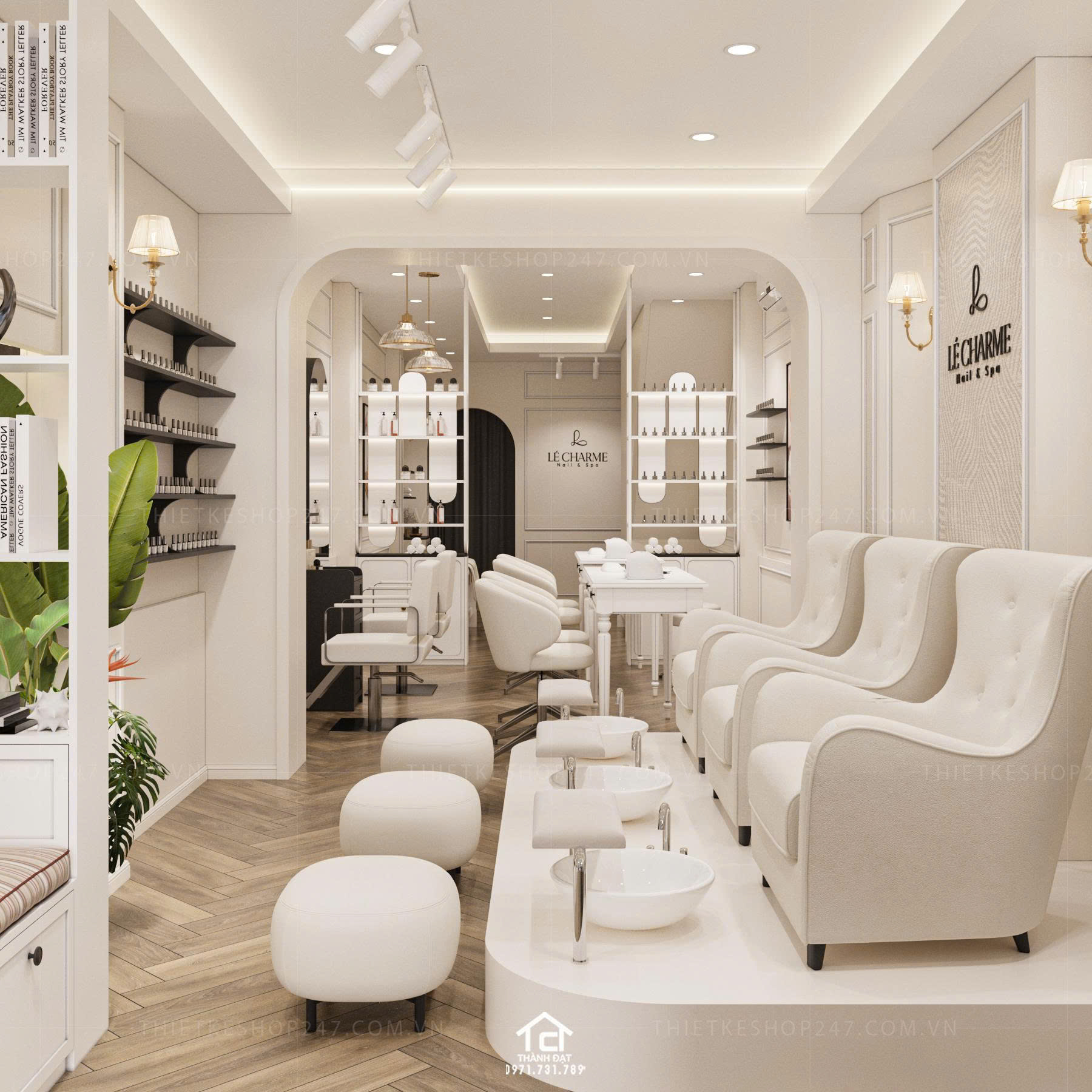 thiết kế spa đẹp lôi cuốn