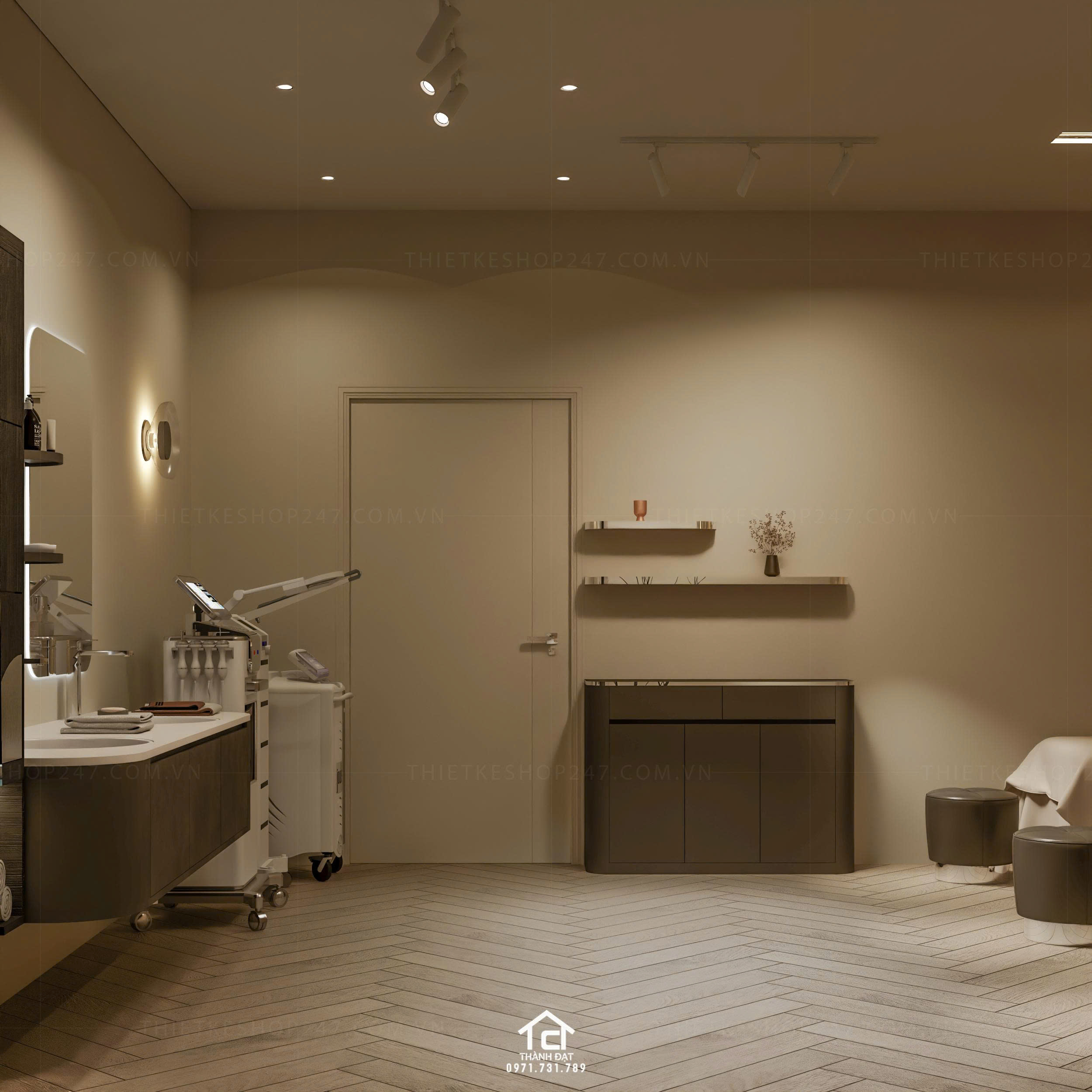 thiết kế spa đẹp lôi cuốn