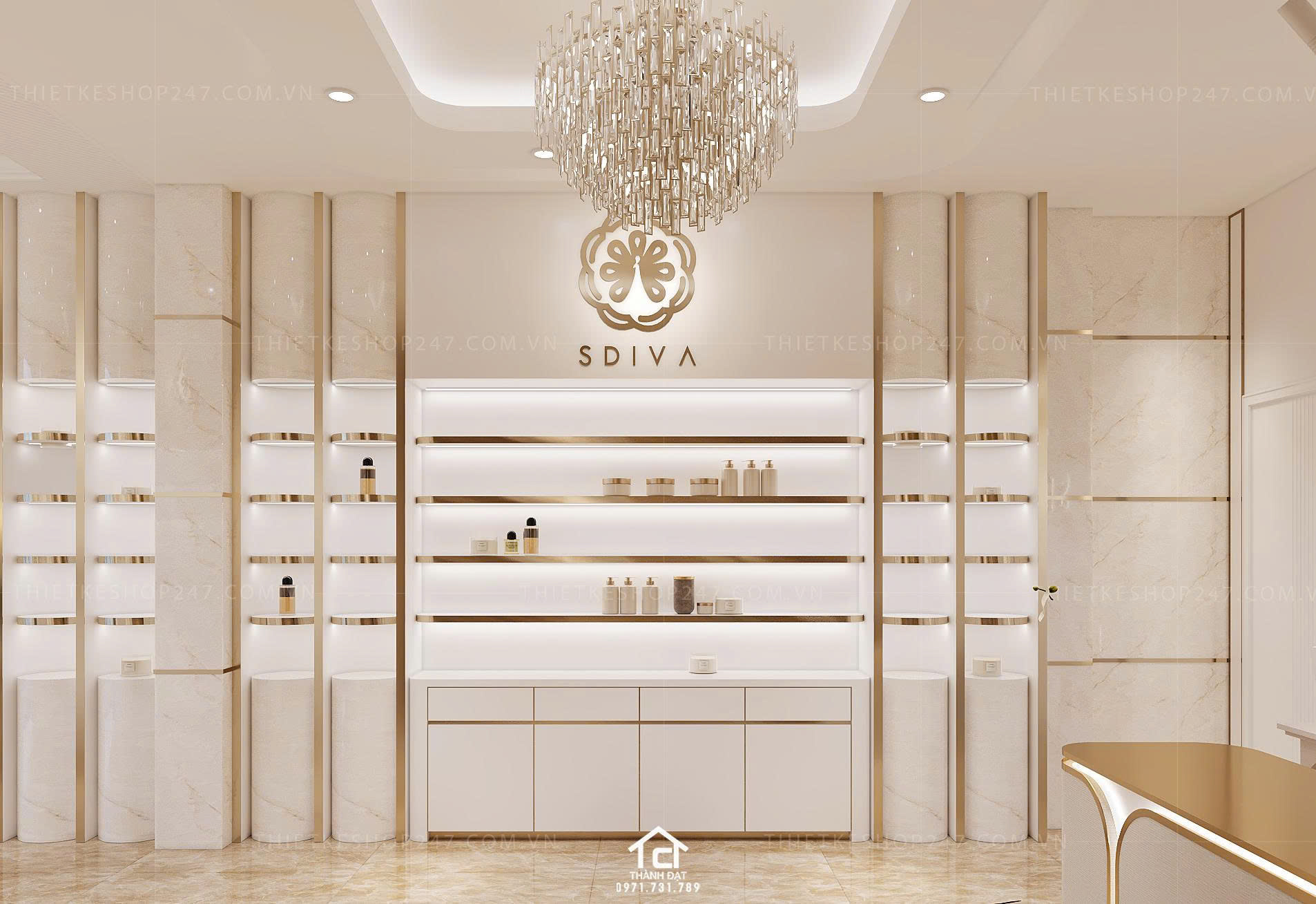 thiết kế spa đẹp lôi cuốn