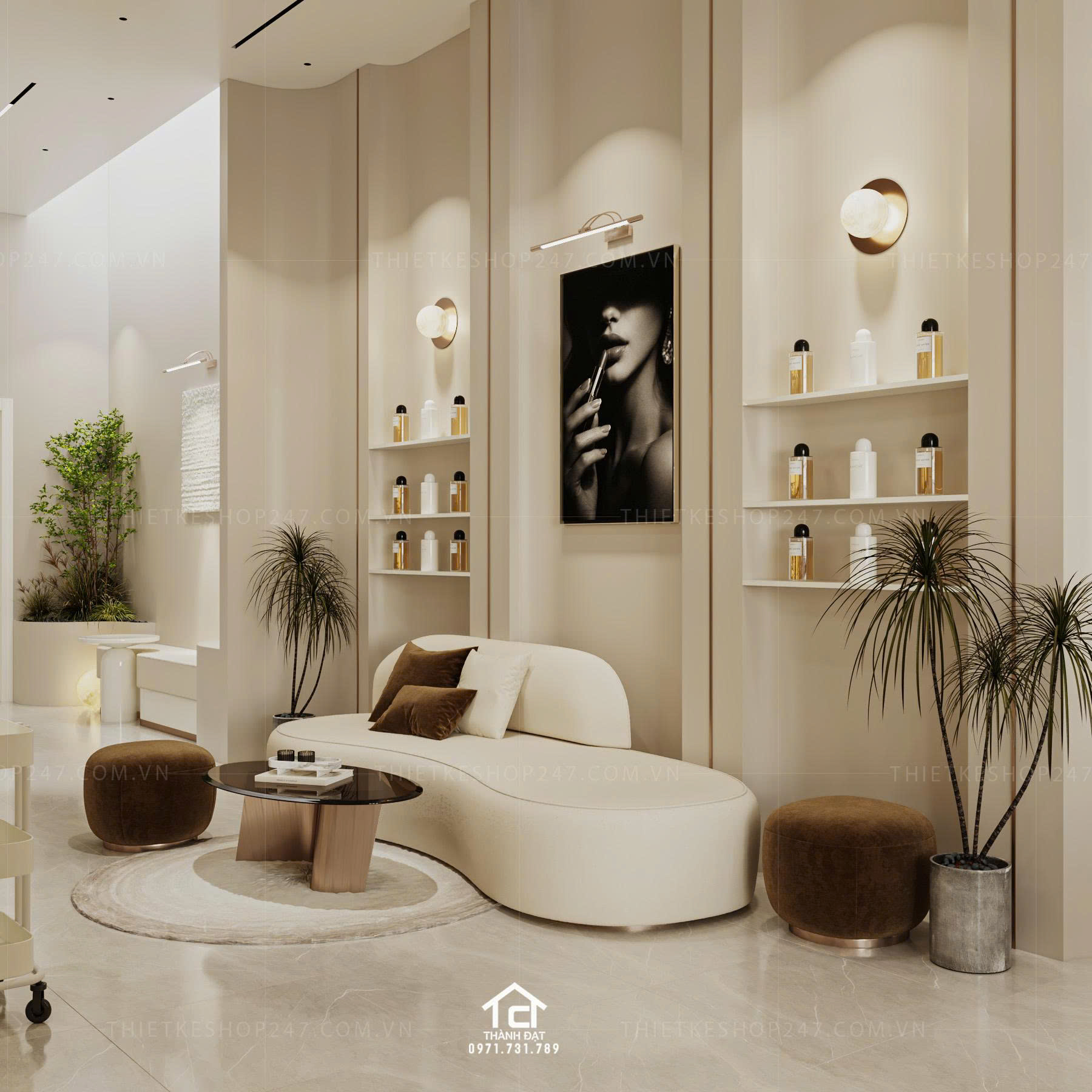 thiết kế spa đẹp lôi cuốn