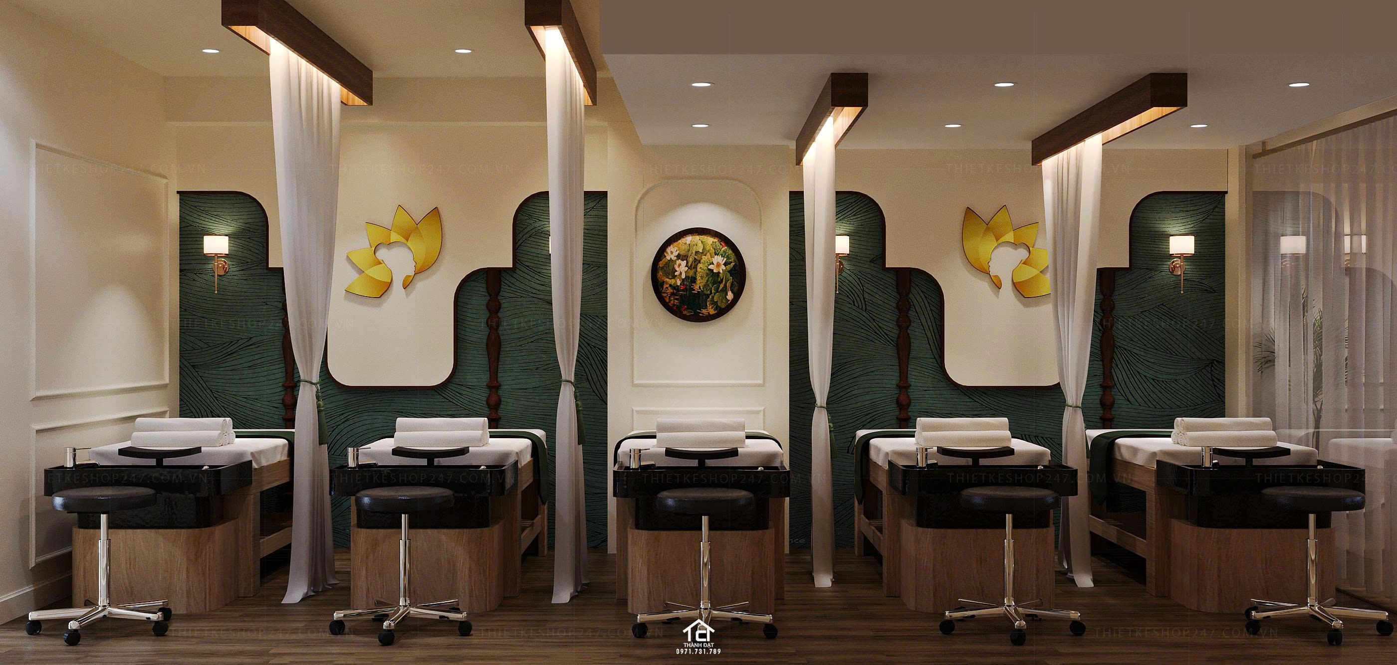 thiết kế spa đẹp lôi cuốn