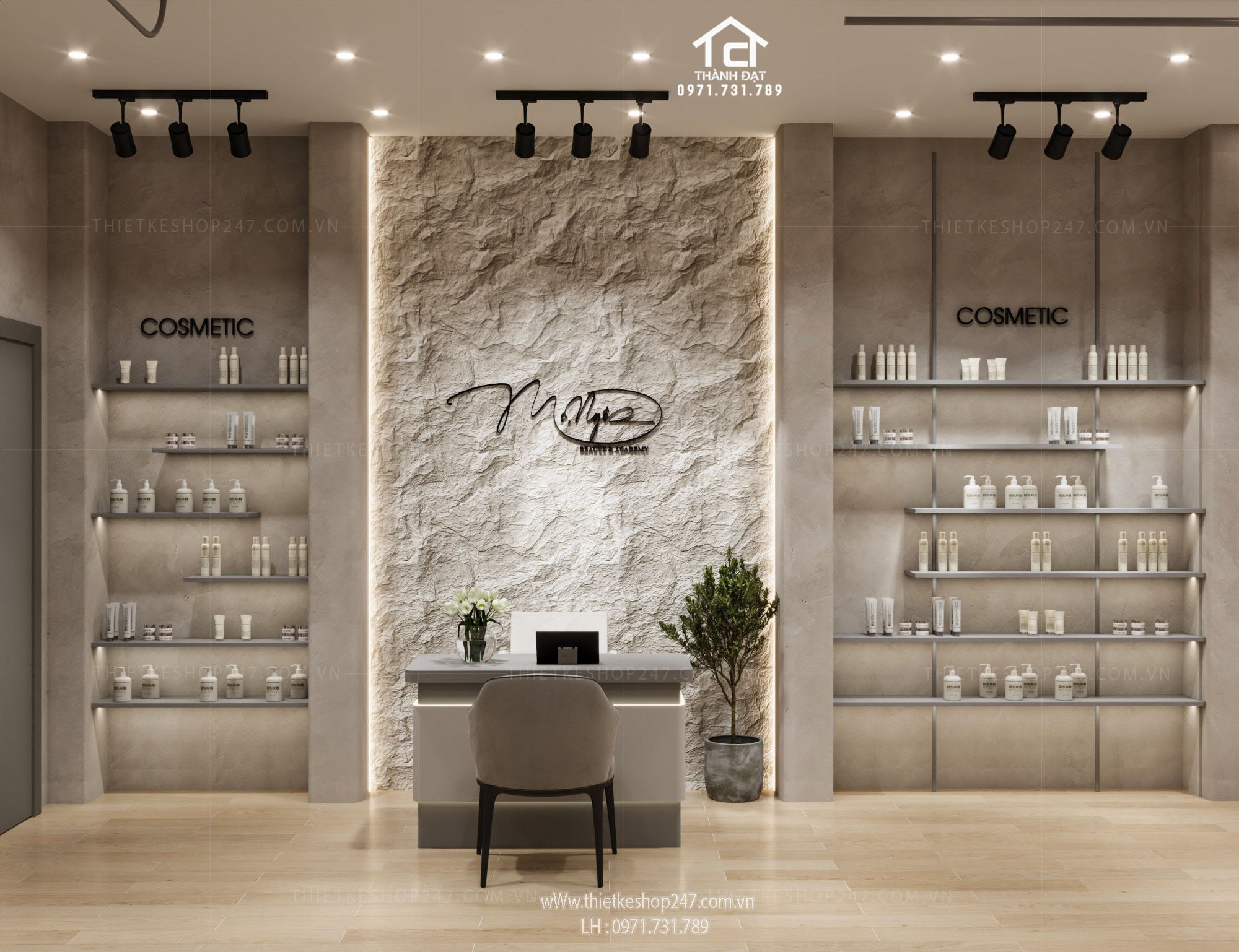 Mẫu thiết kế spa đẹp ấn tượng và sang trọng – Ms. Ngô