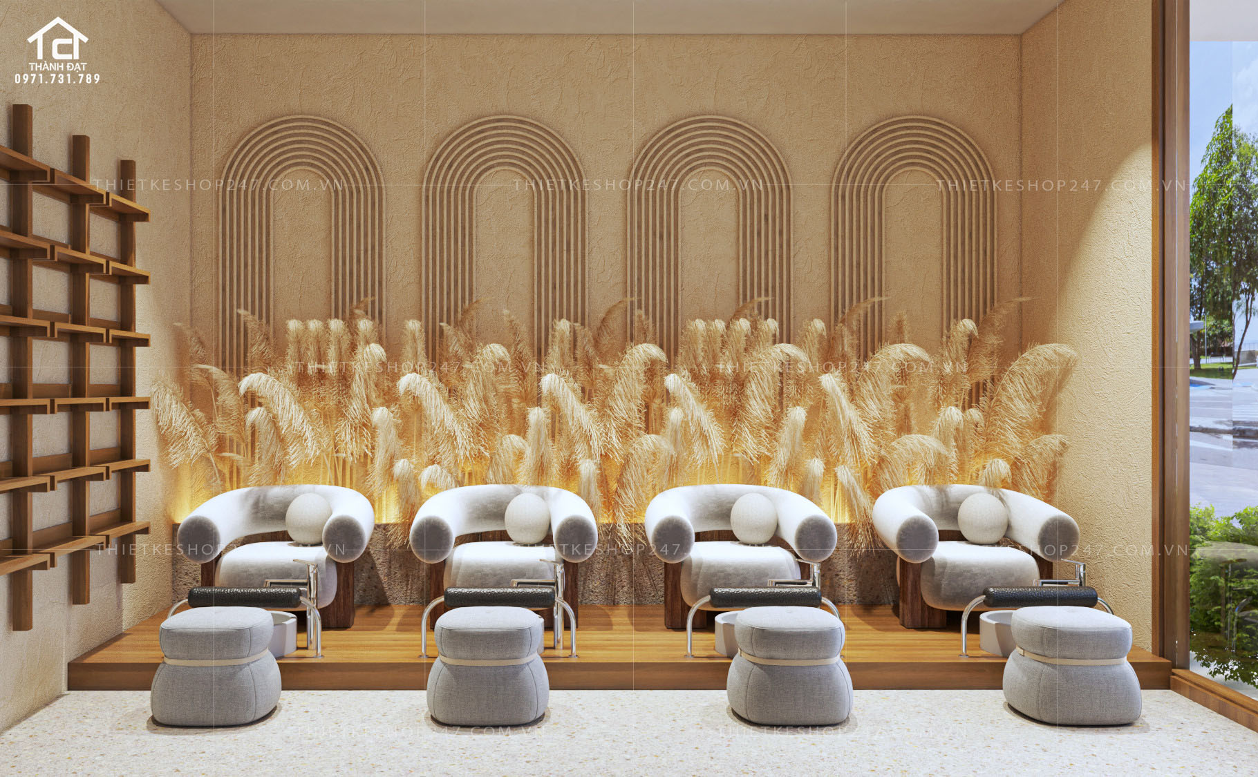 Thiết kế spa đẹp nhiều sáng tạo – HYE SPA