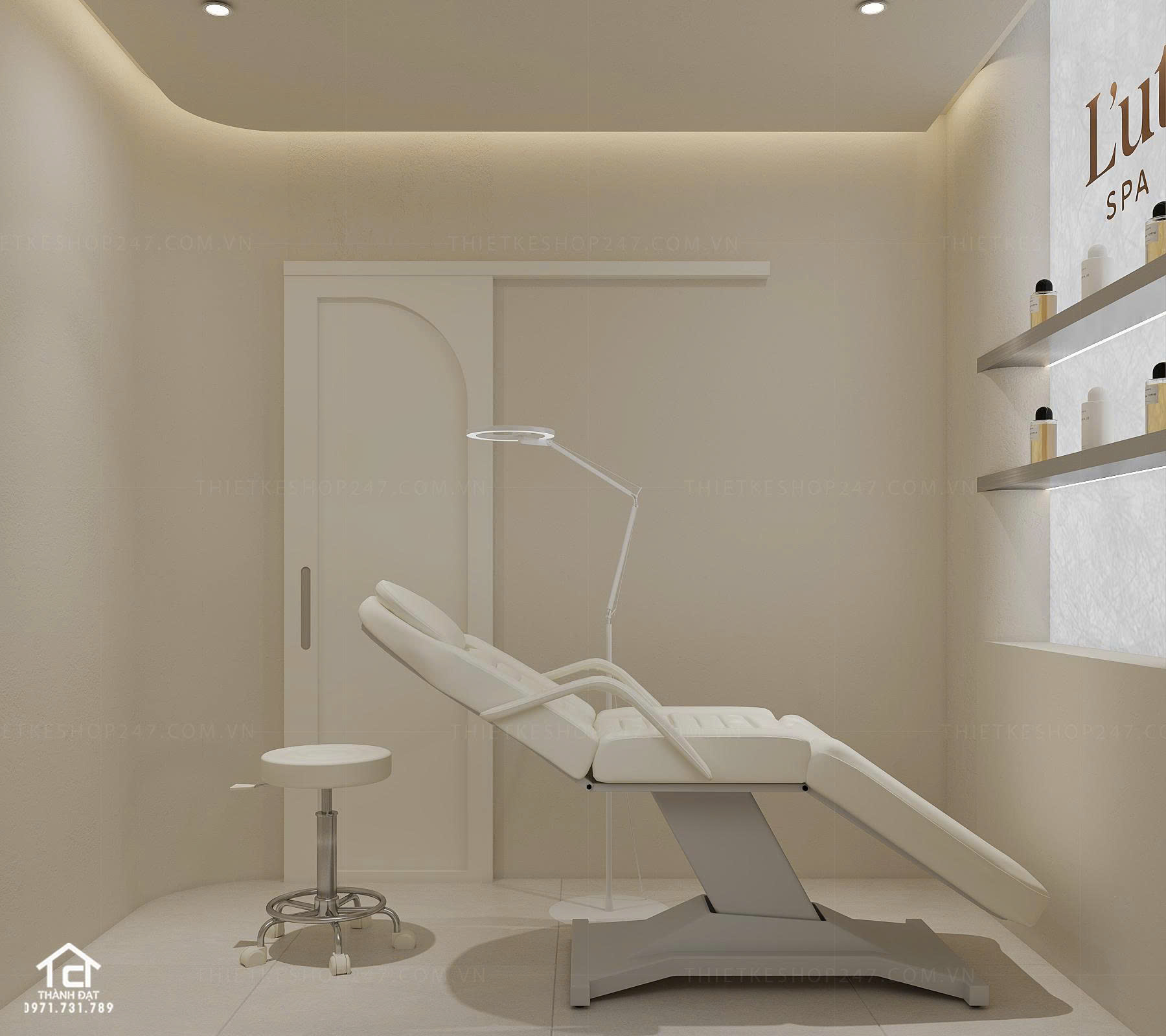 Thiết kế spa đẹp lung linh