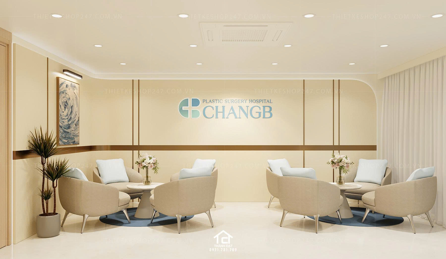 Thiết kế spa đẹp lung linh