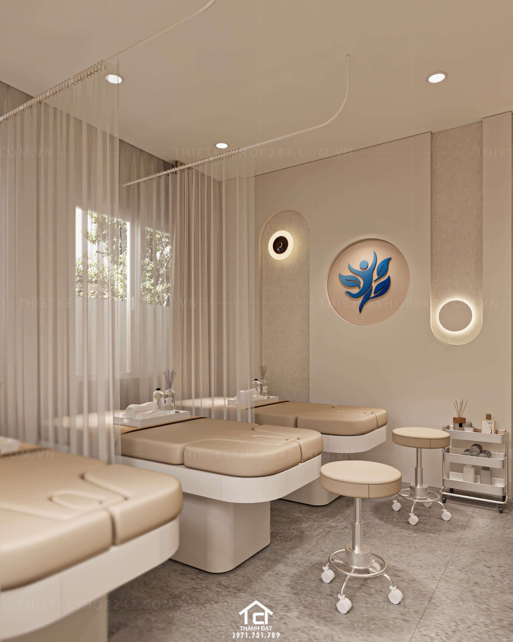 Thiết kế spa đẹp lung linh