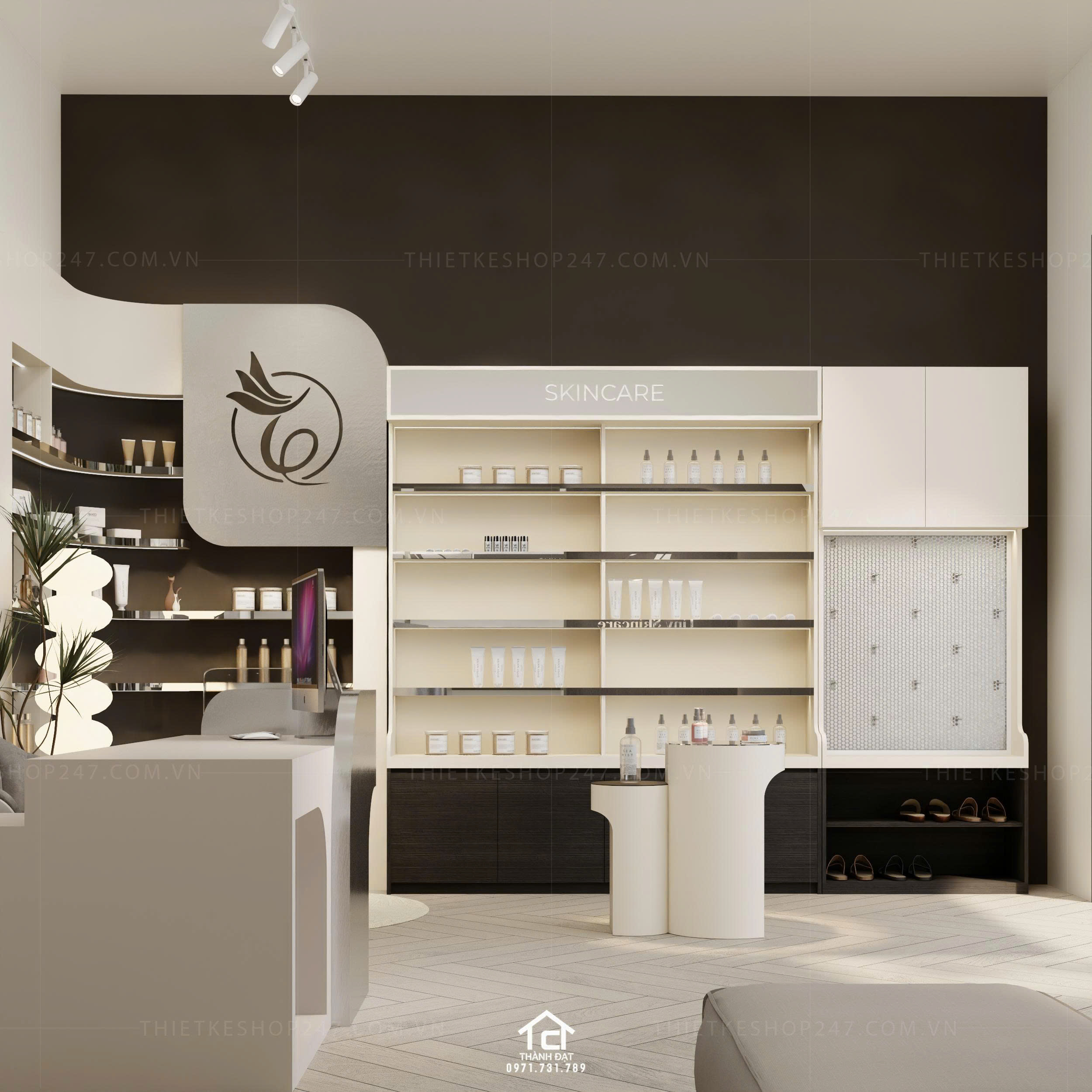 thiết kế spa đẹp năng động