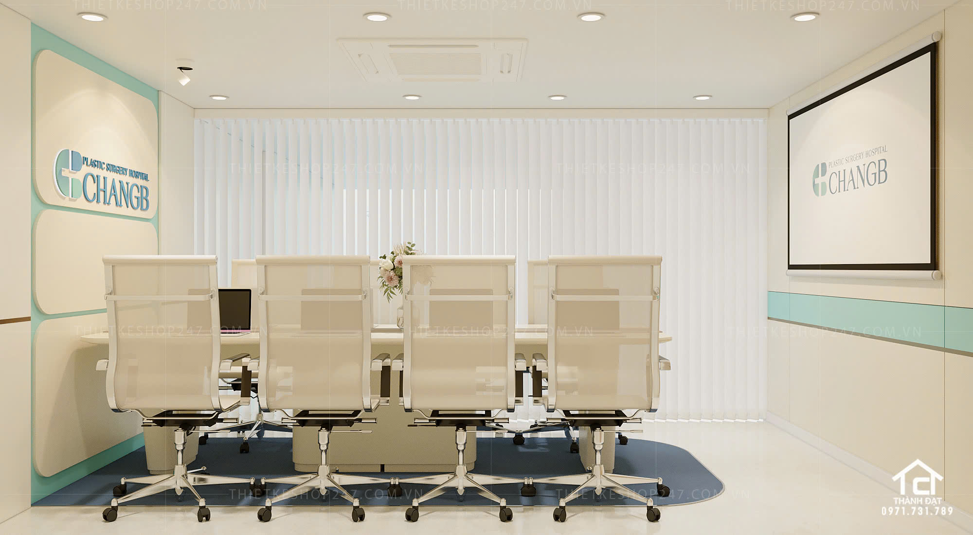 thiết kế spa đẹp năng động