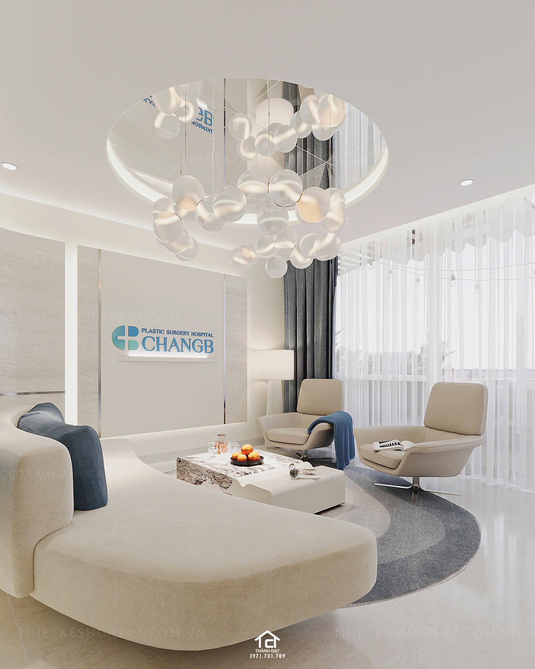 thiết kế spa đẹp năng động