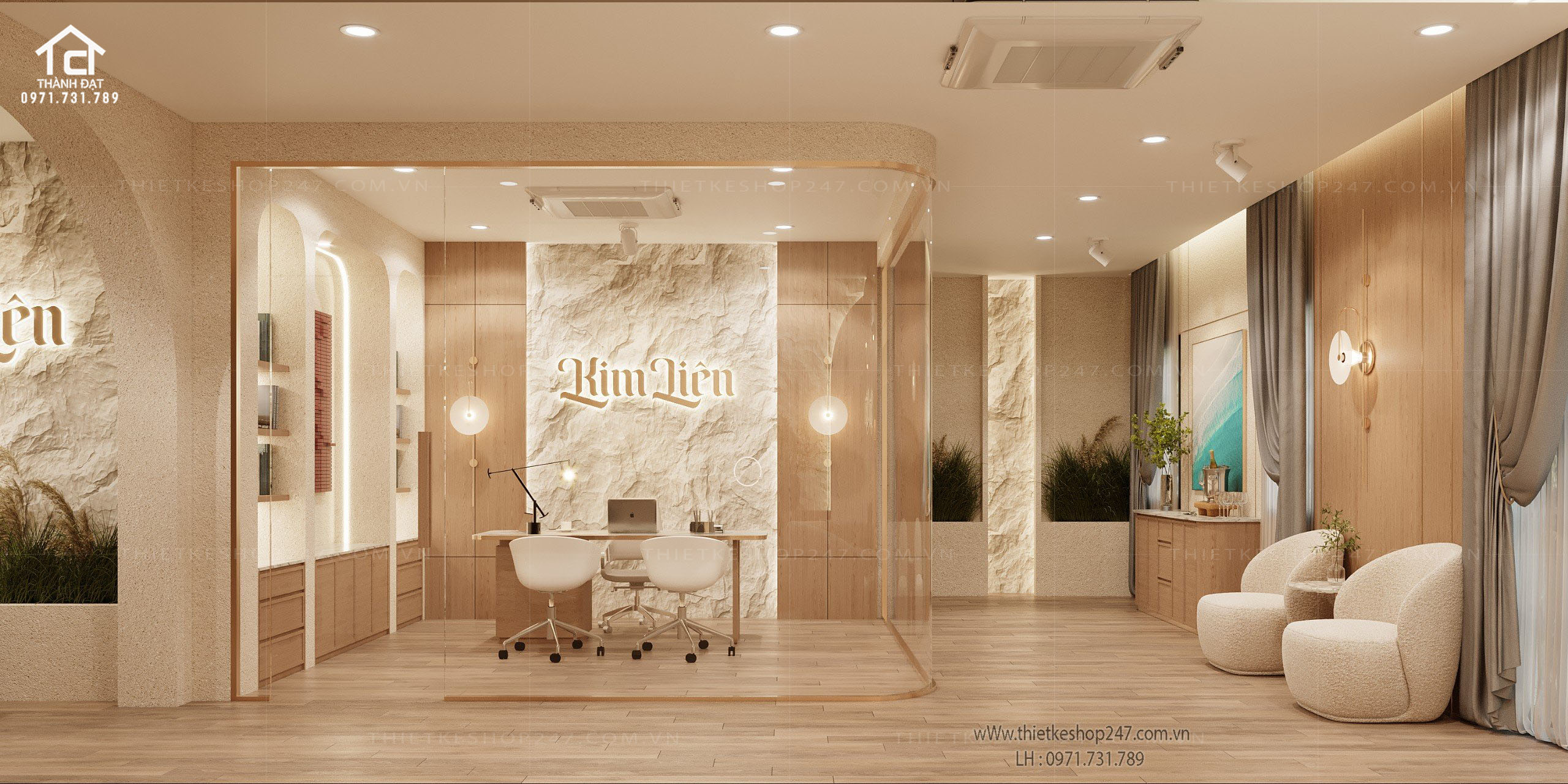 Thiết kế spa đẹp ấn tượng và sang trọng – KIM LIÊN