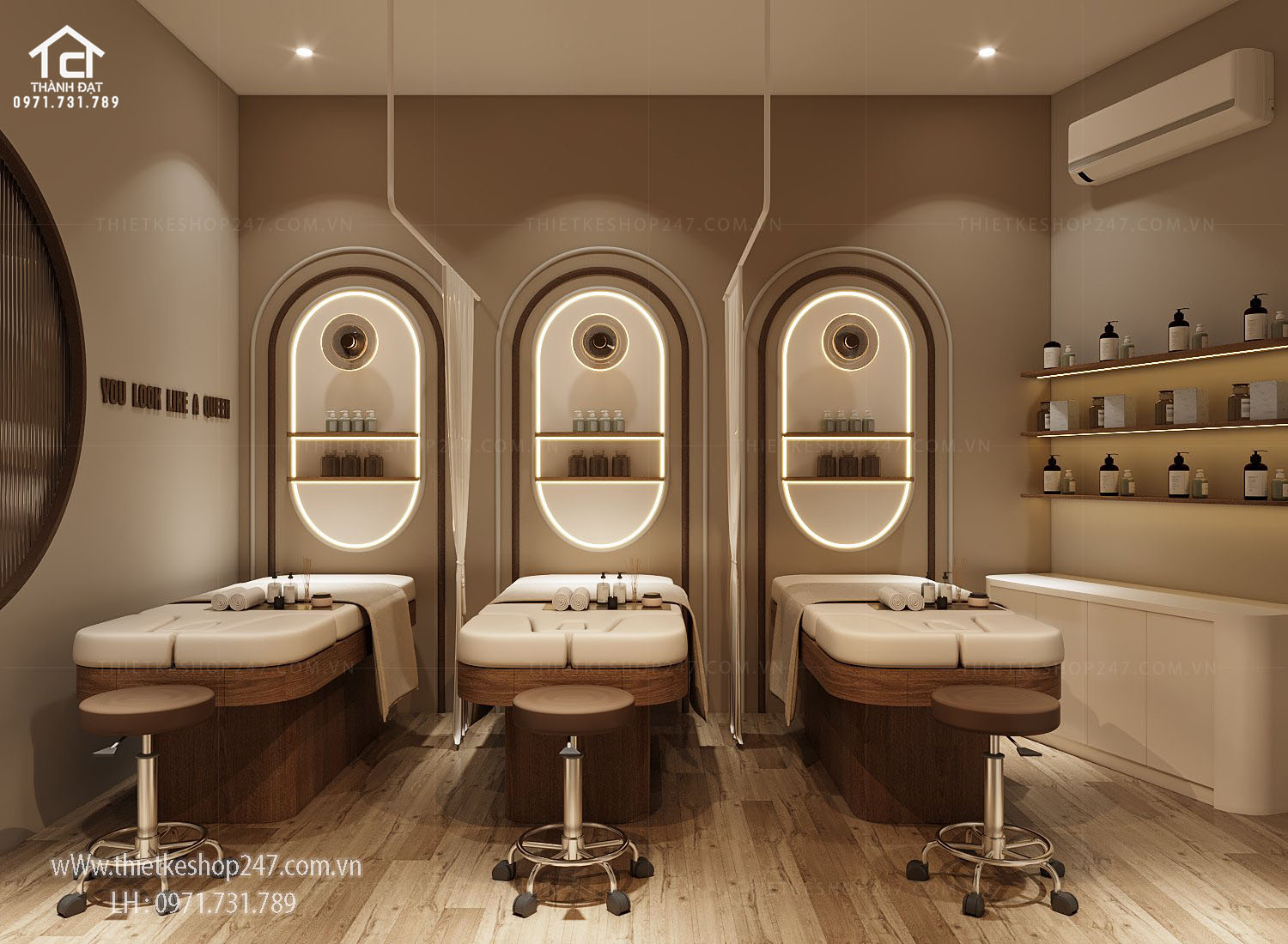 Mẫu thiết kế spa đẹp sang chảnh và đẳng cấp– MAI NGUYEN