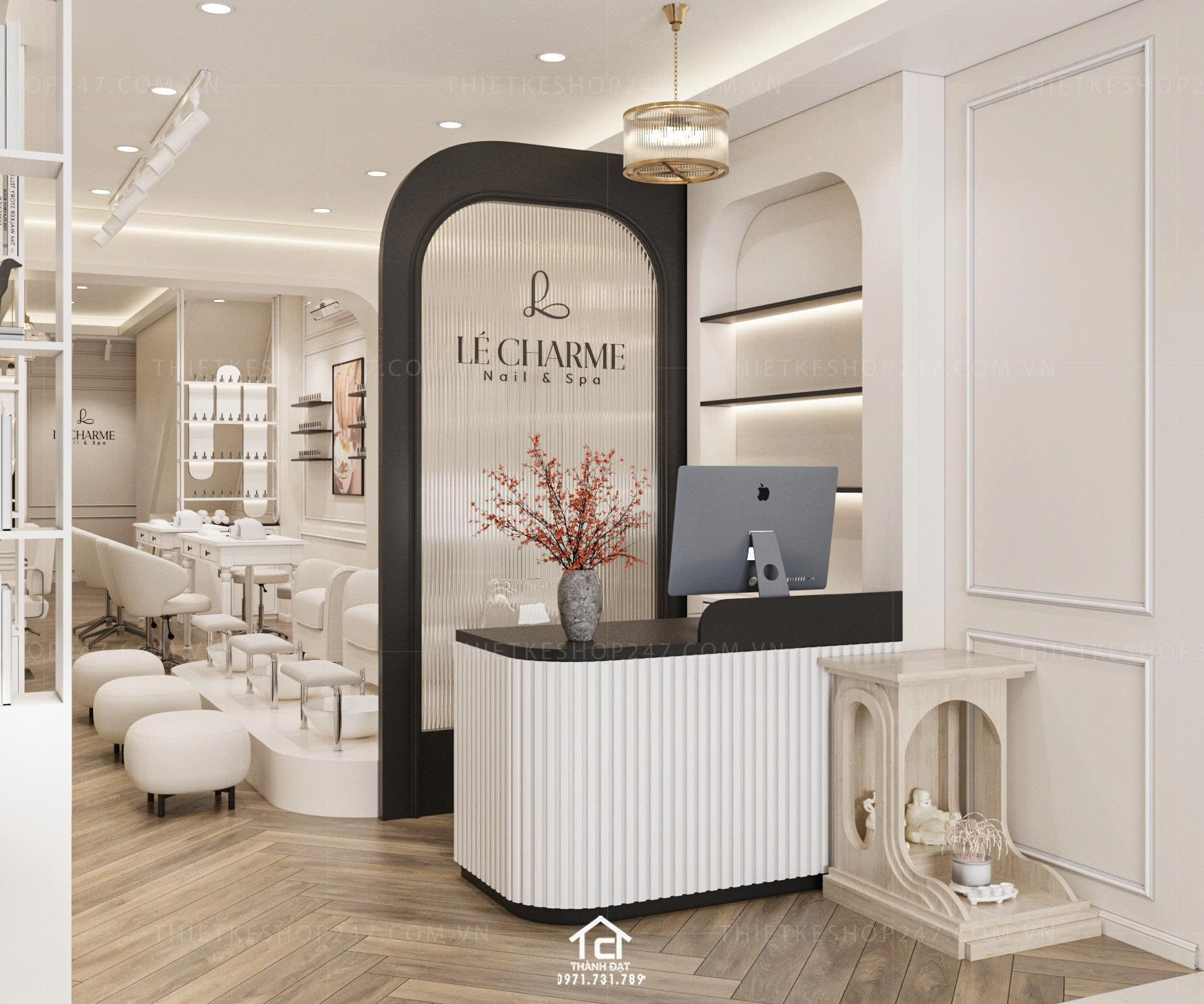 thiết kế spa đẹp nổi bật