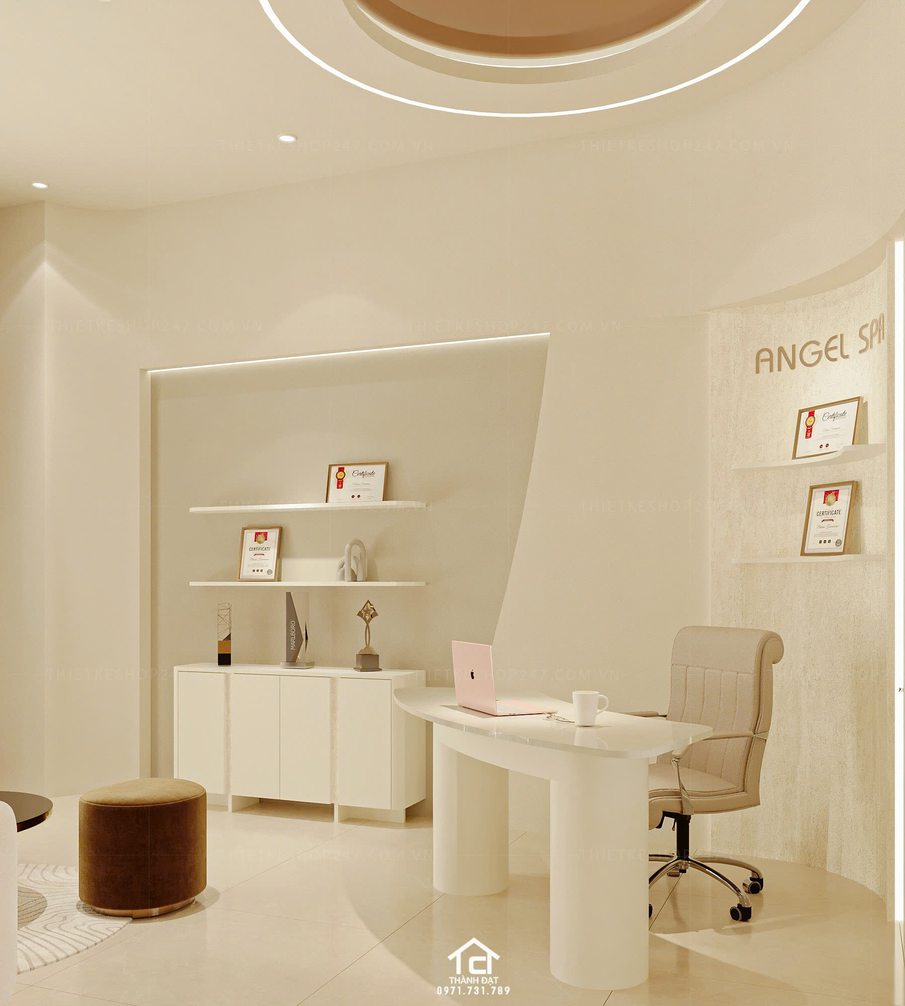 thiết kế spa đẹp nổi bật