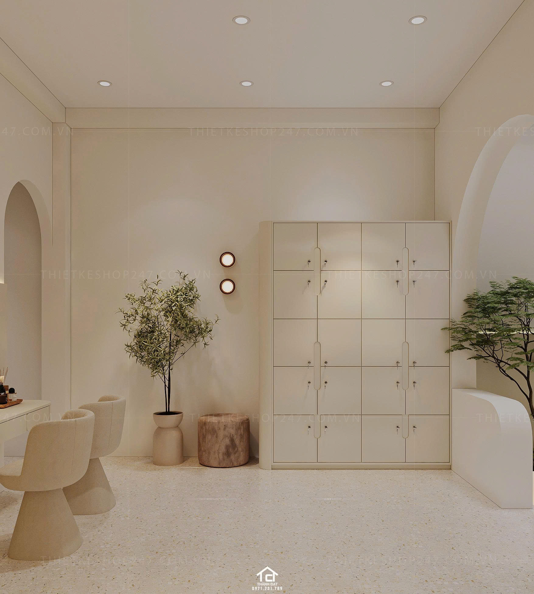 thiết kế spa đẹp nổi bật