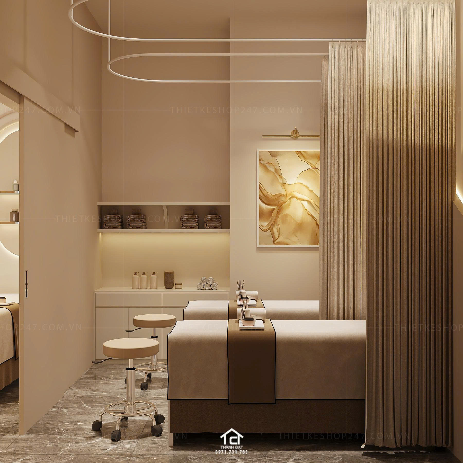 thiết kế spa đẹp nổi bật