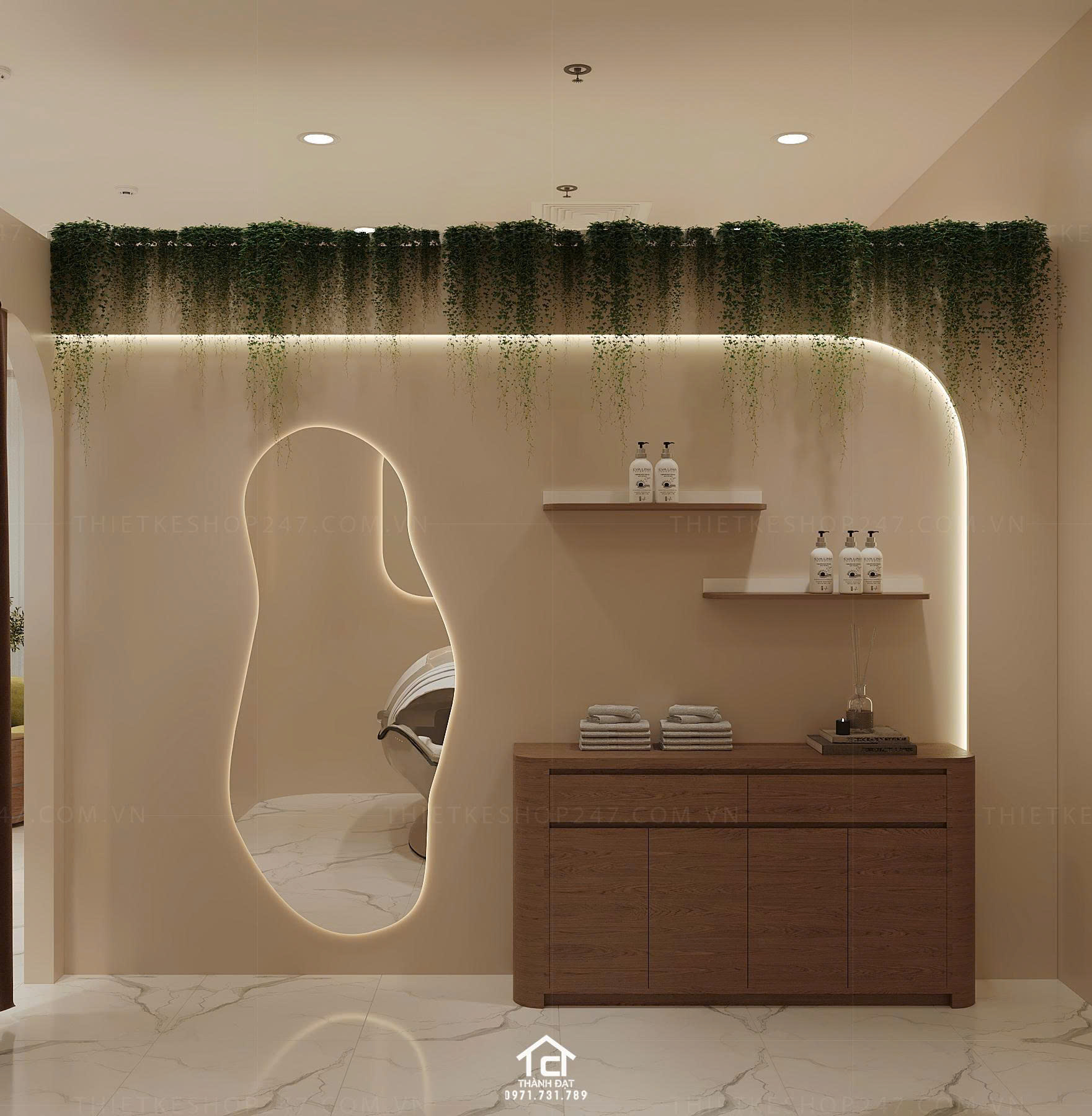 thiết kế spa đẹp nổi bật