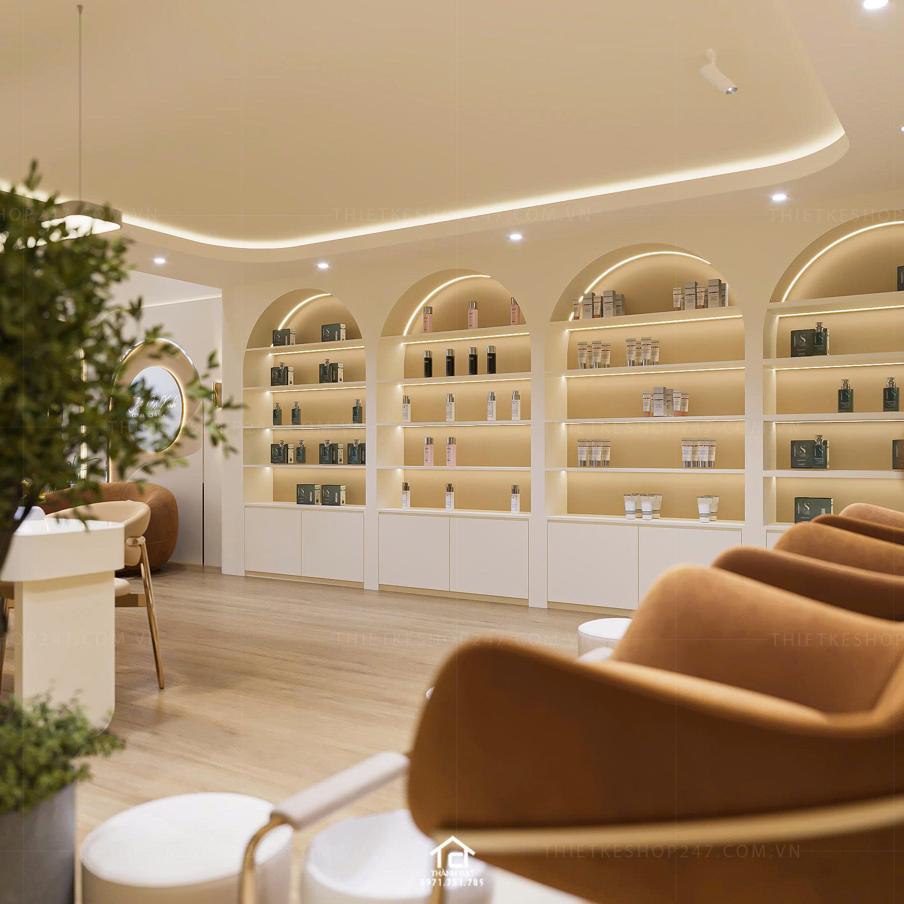 thiết kế spa đẹp nổi bật