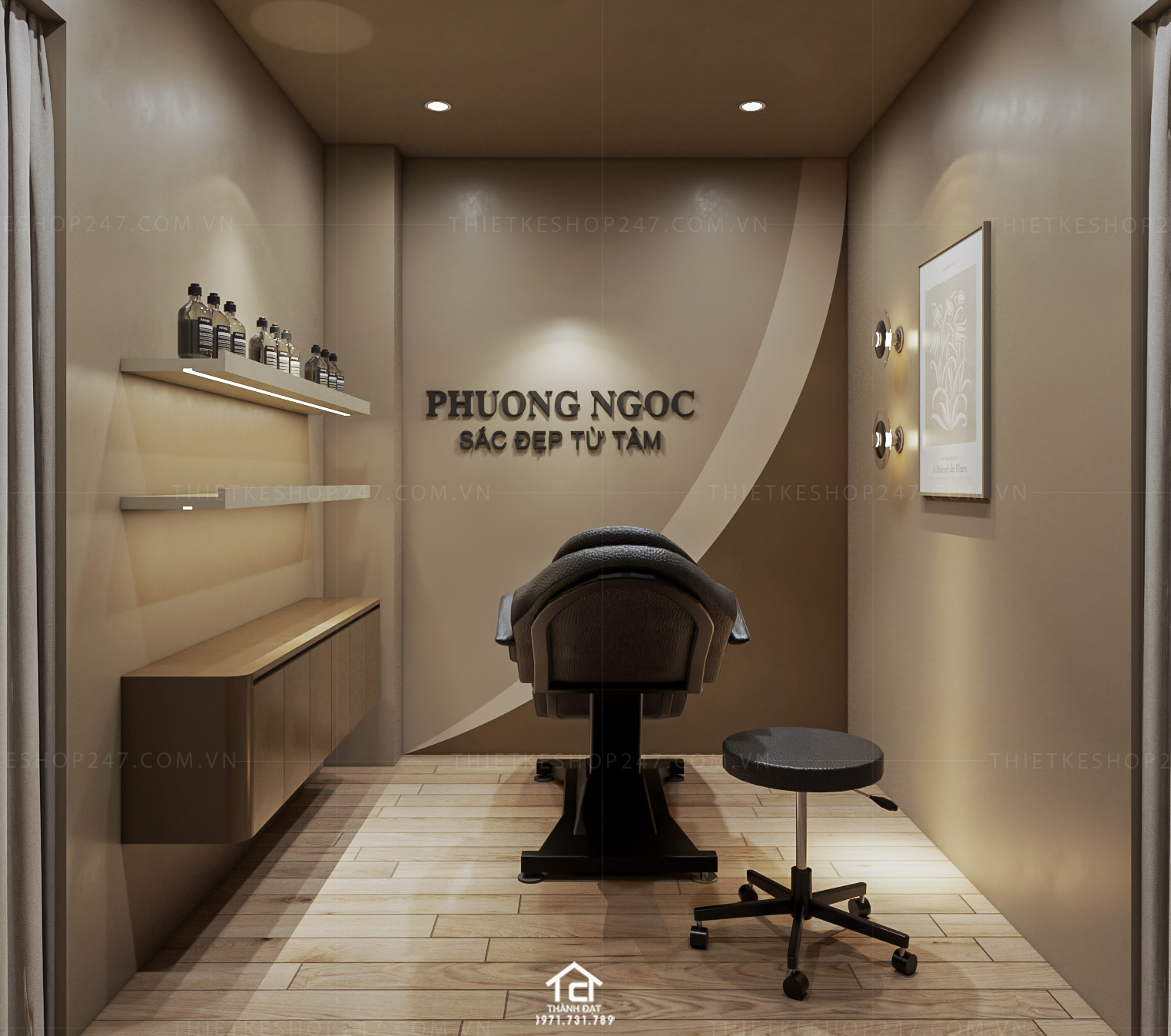 Thiết kế spa đẹp phong cách