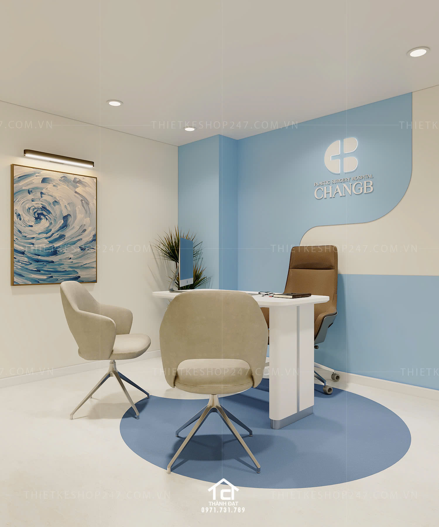 thiết kế spa đẹp phong cách