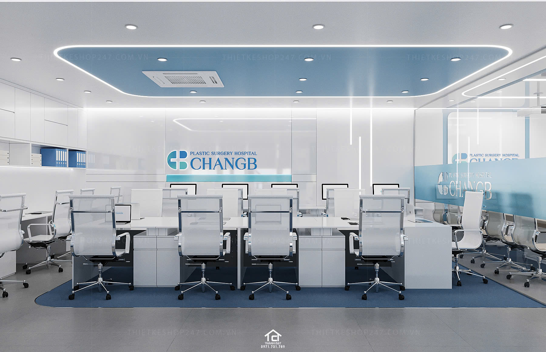 thiết kế spa đẹp rộng lớn