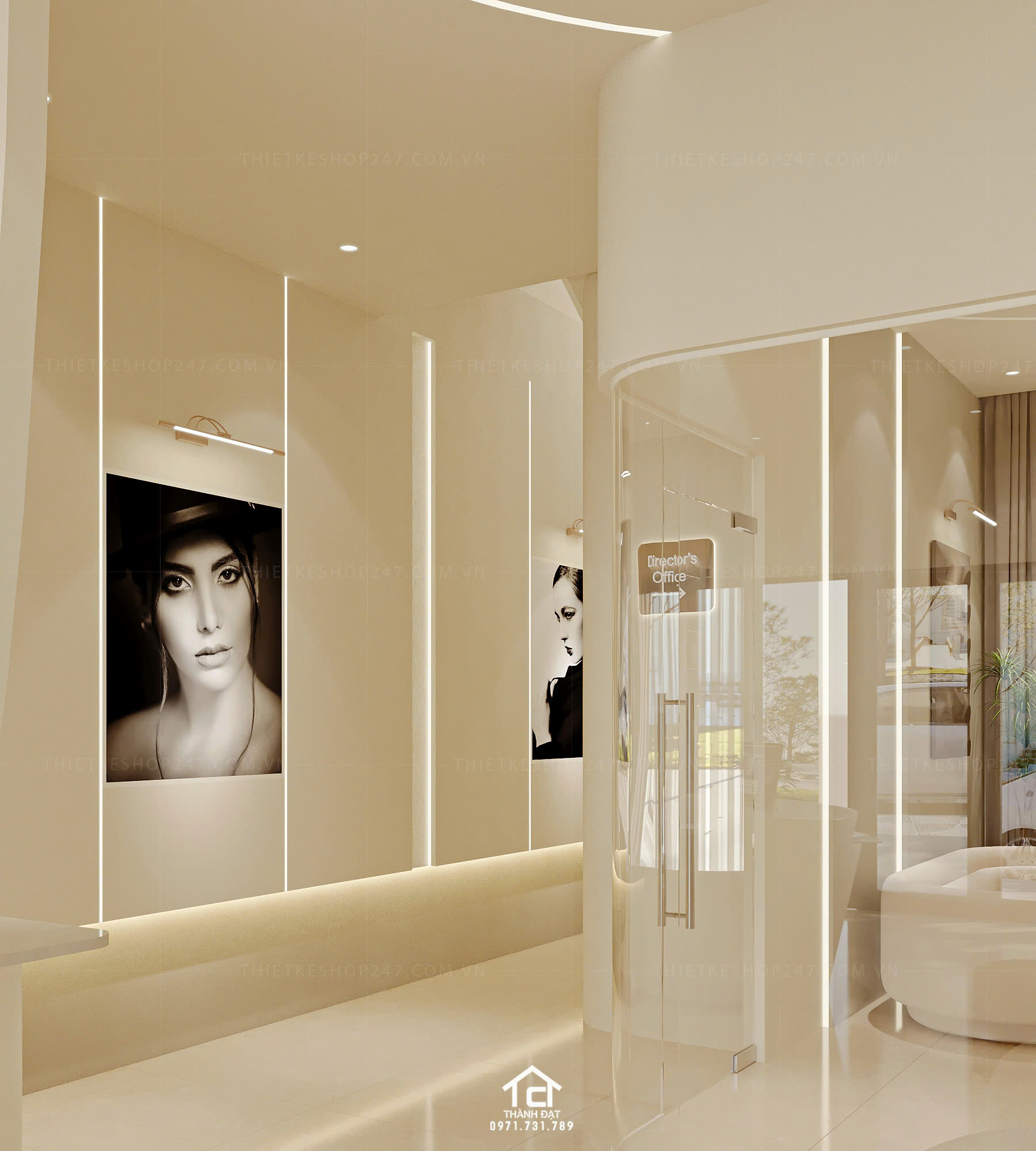 thiết kế spa đẹp sáng tạo