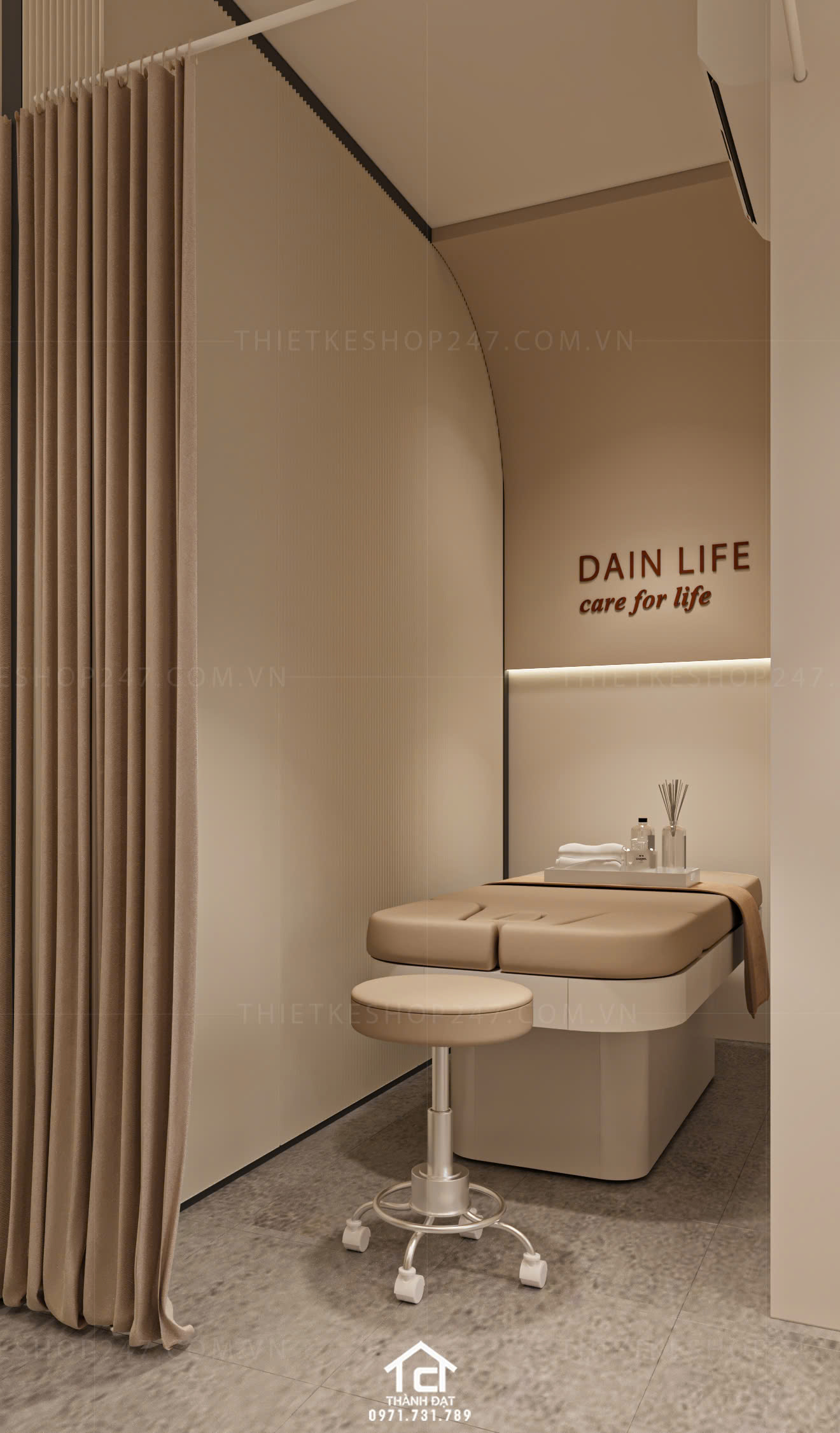 Thiết kế spa đẹp sáng tạo