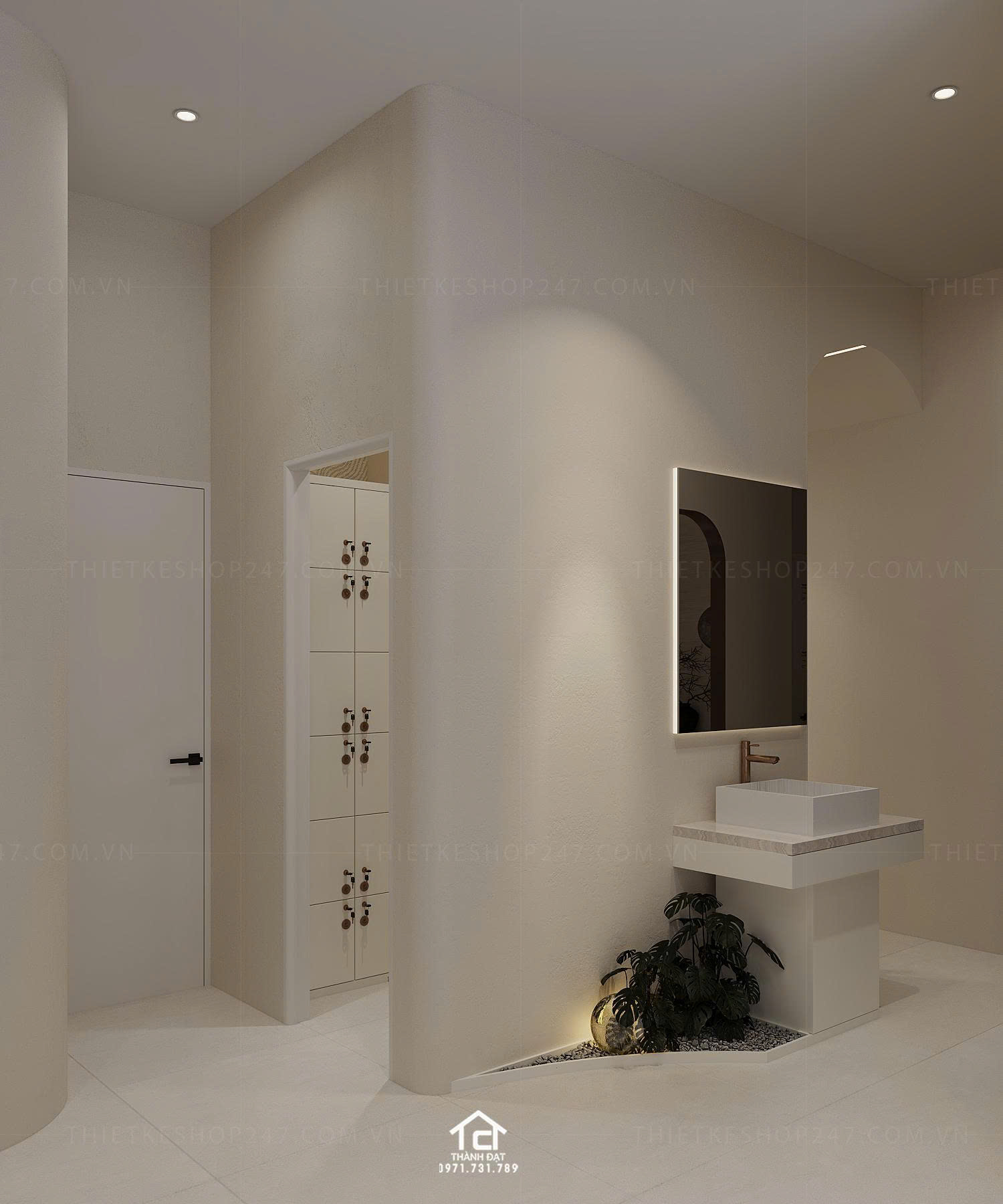 Thiết kế spa đẹp sang chảnh