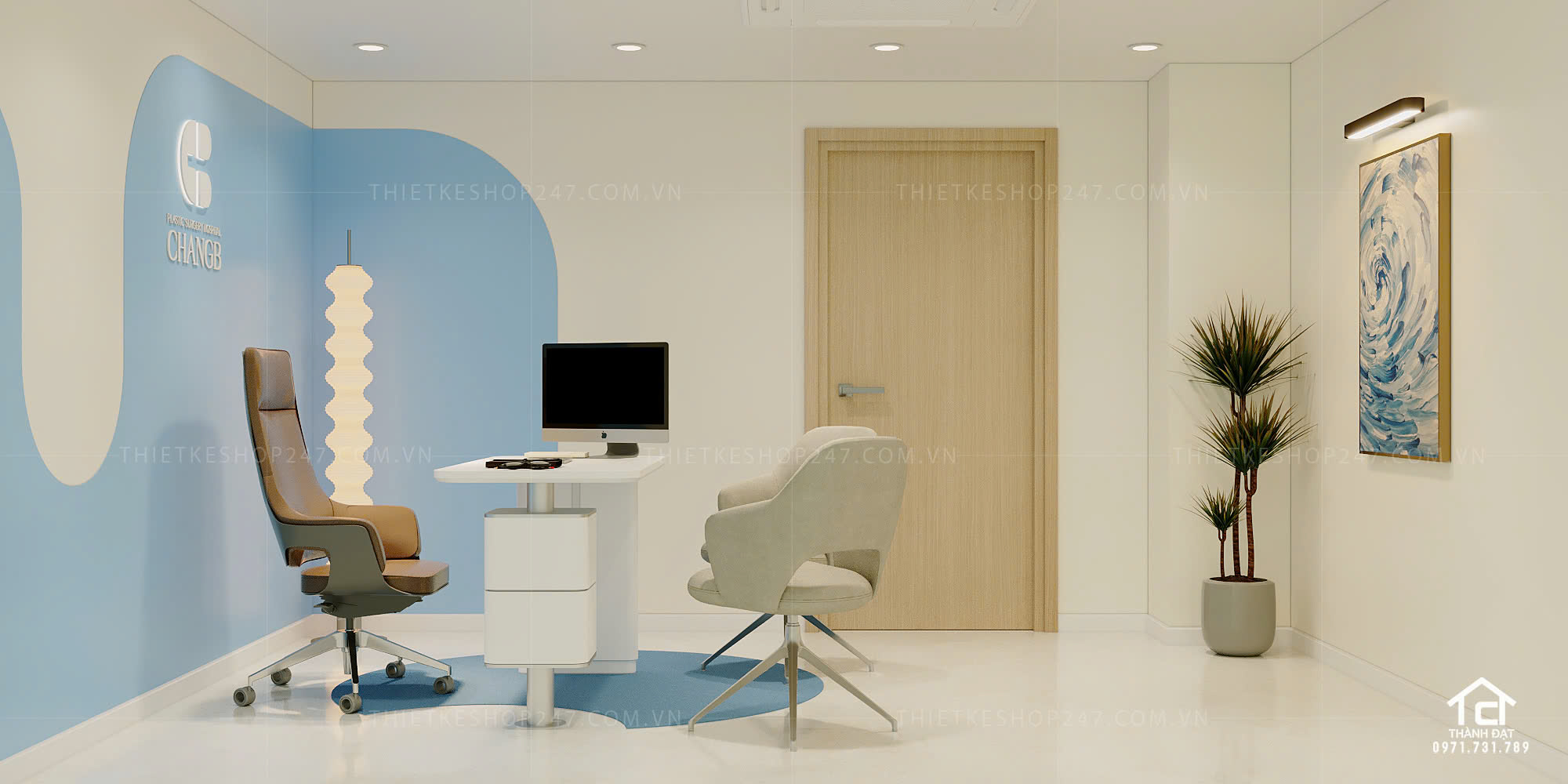 thiết kế spa đẹp sang chảnh