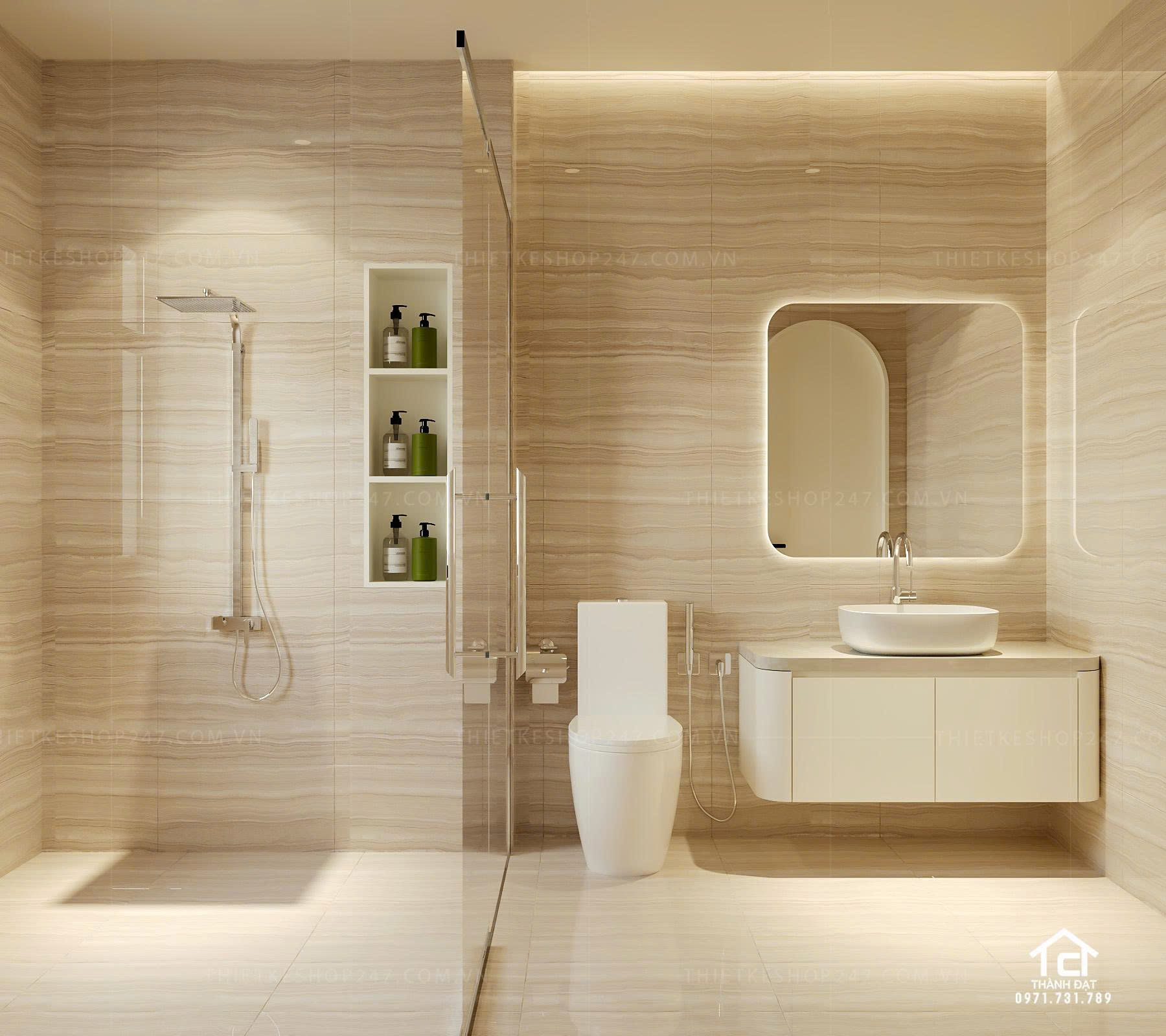 thiết kế spa đẹp sang chảnh